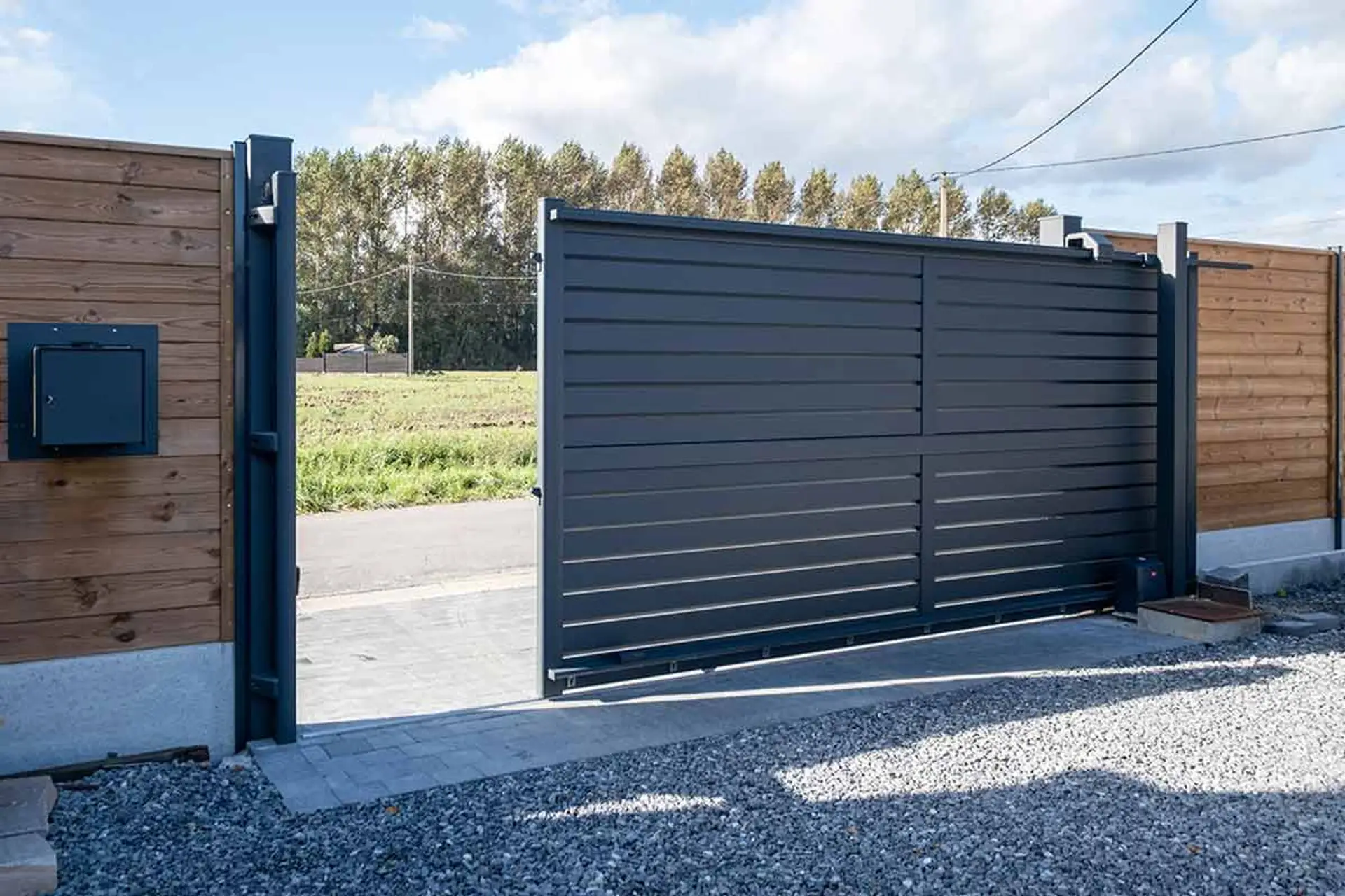 Schéma câblage d'un portail électrique coulissant | Tous les détails