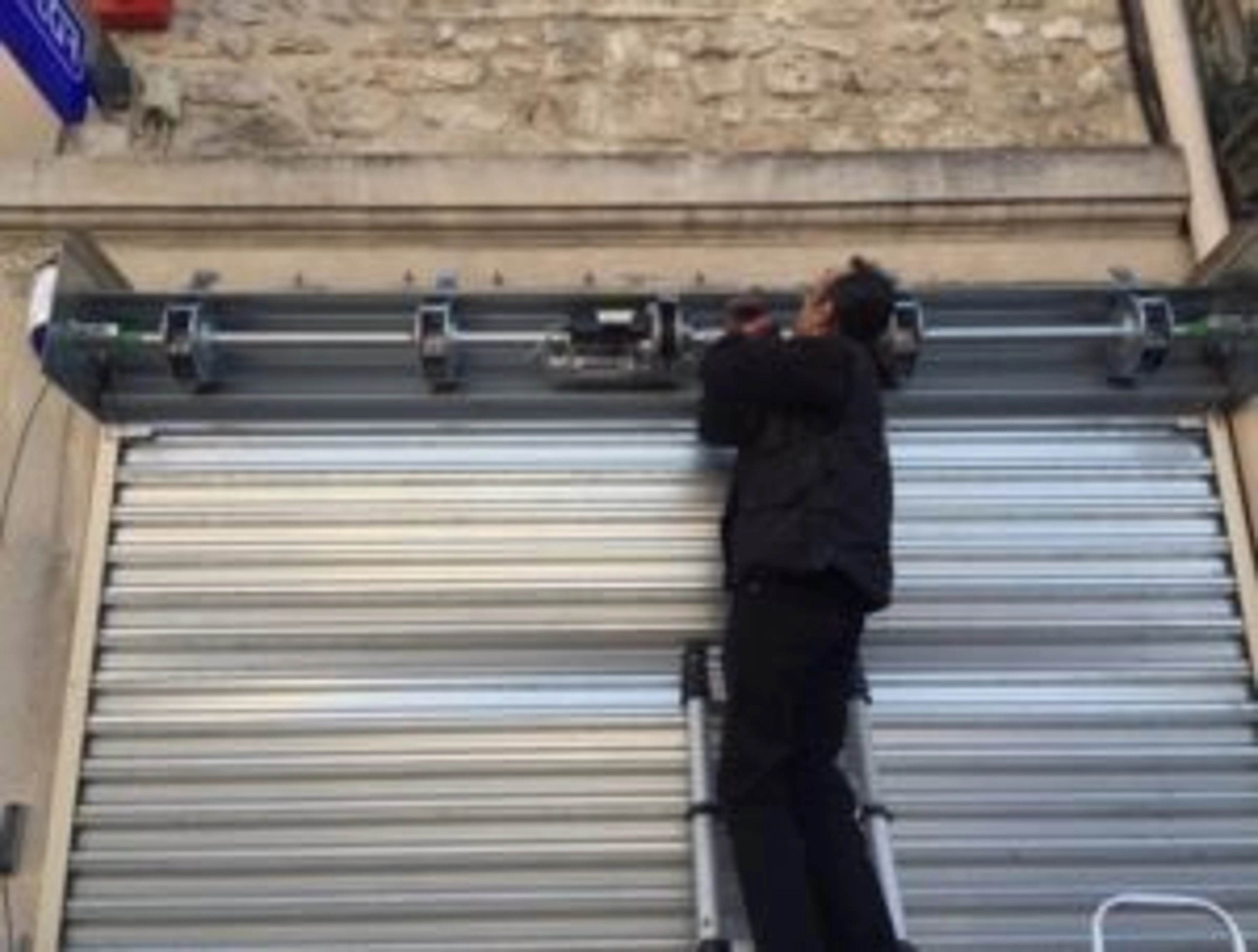 Graissage porte de garage