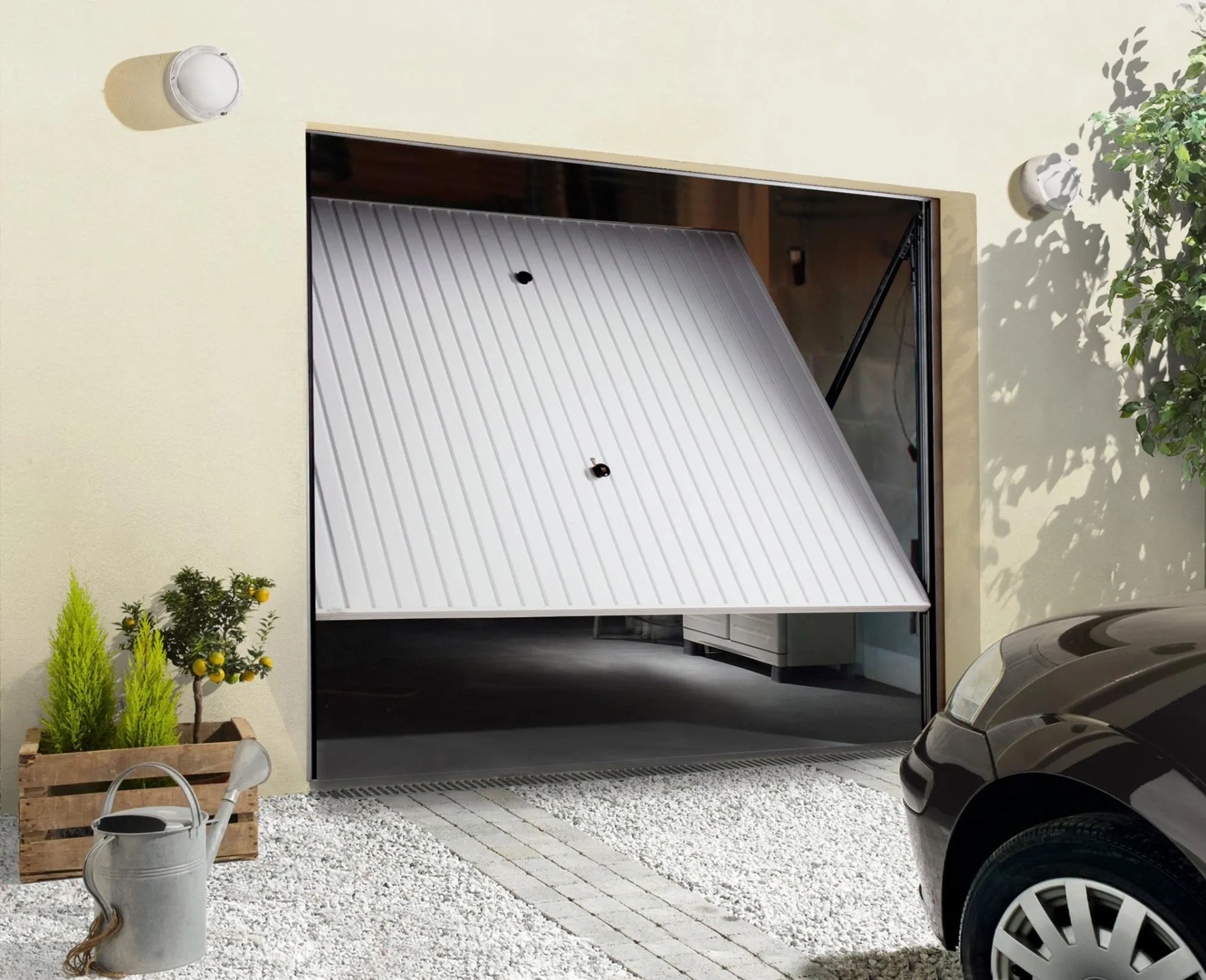 Qu’est ce qu’une porte de garage débordante ?
