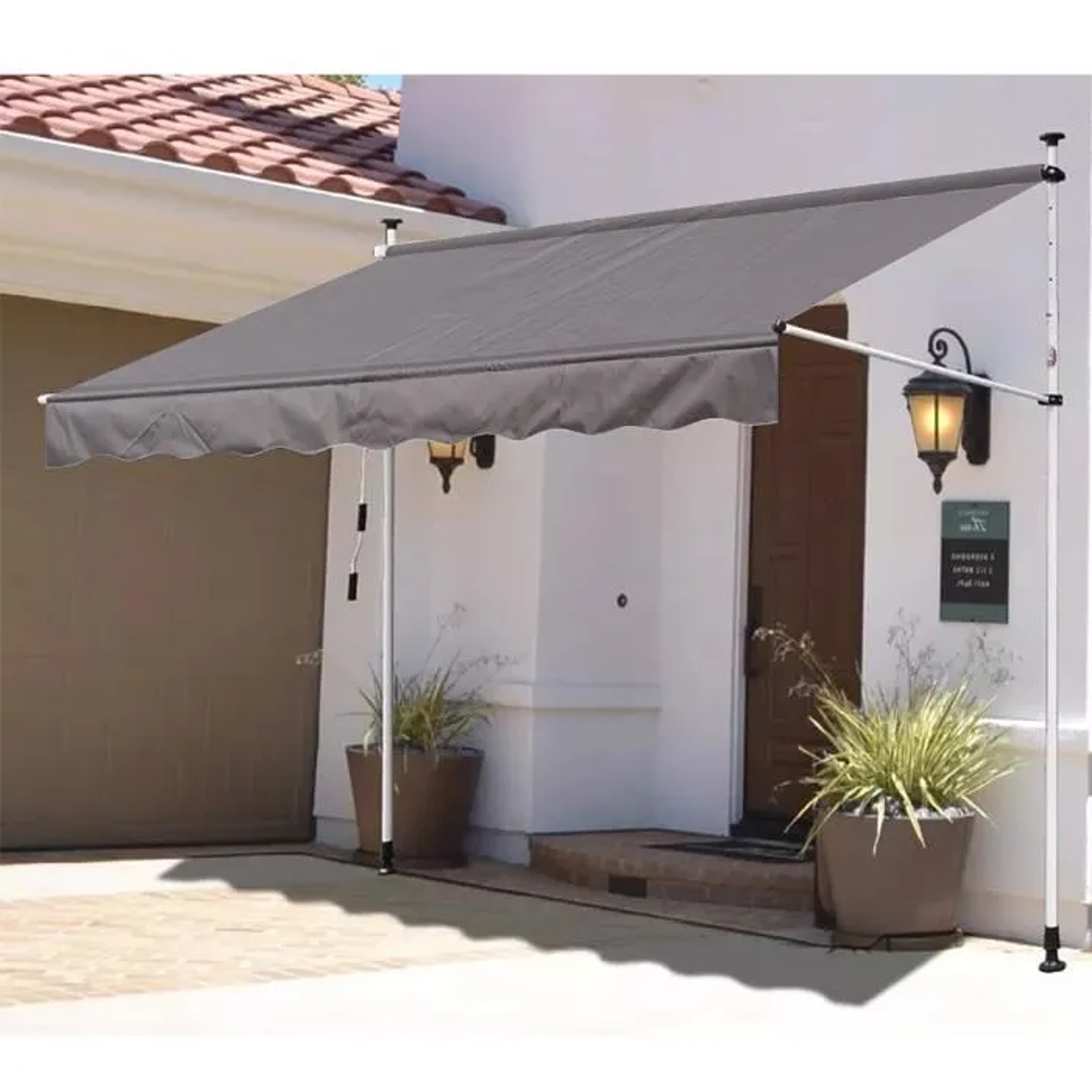 Comment installer un auvent rétractable sans perçage ?