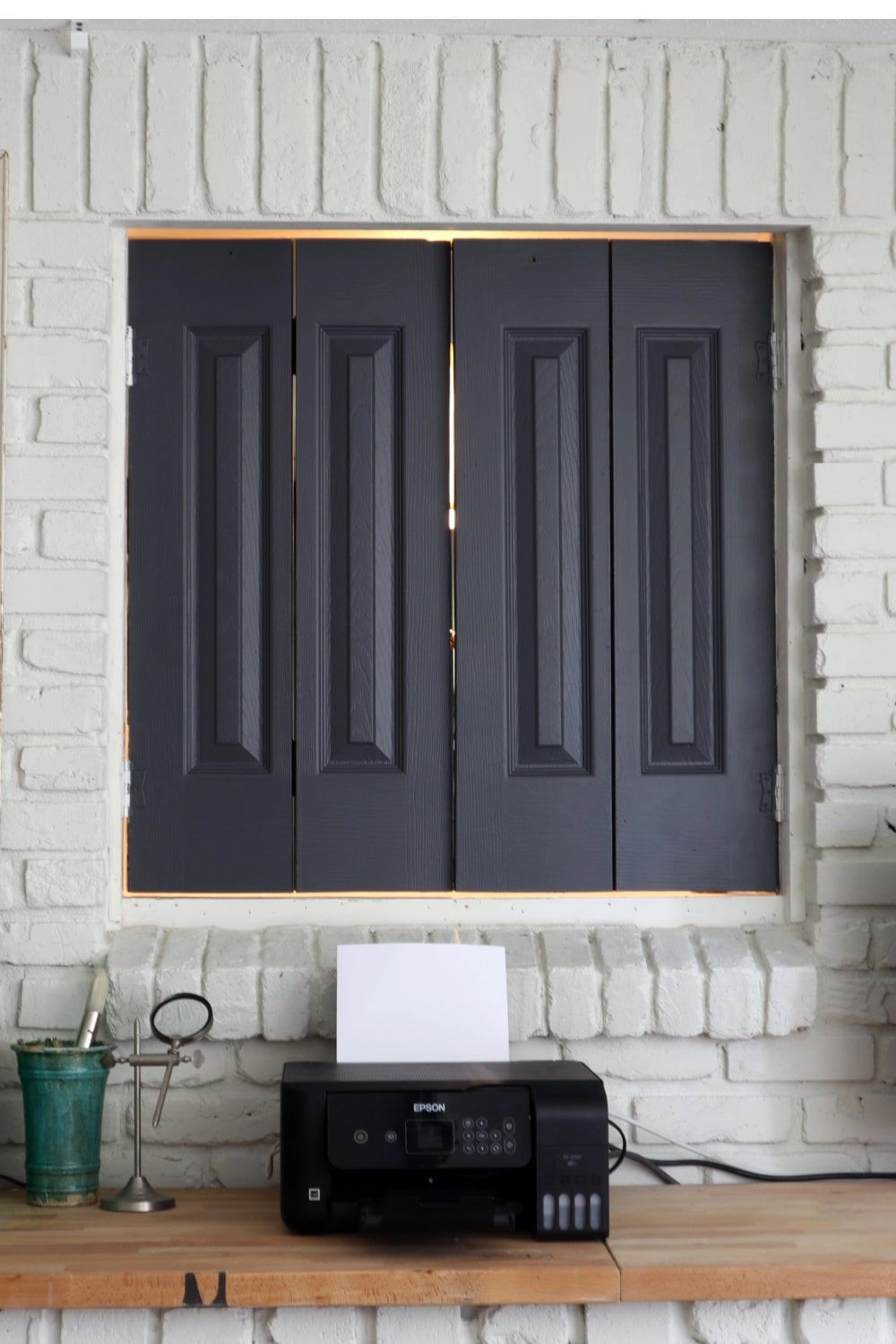 Comment fabriquer volet intérieur pliant ?