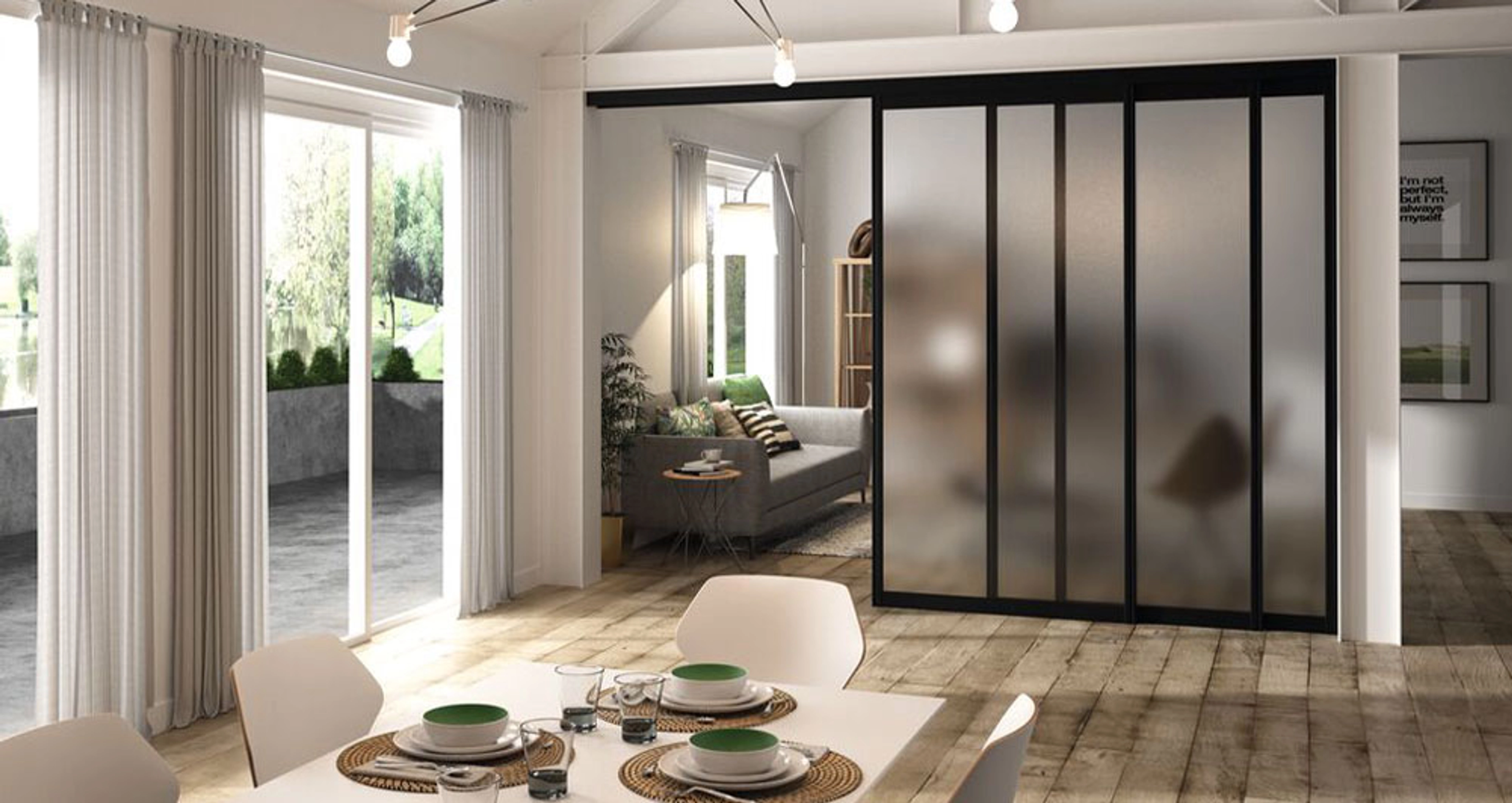Comment transformer une porte en porte coulissante ?
