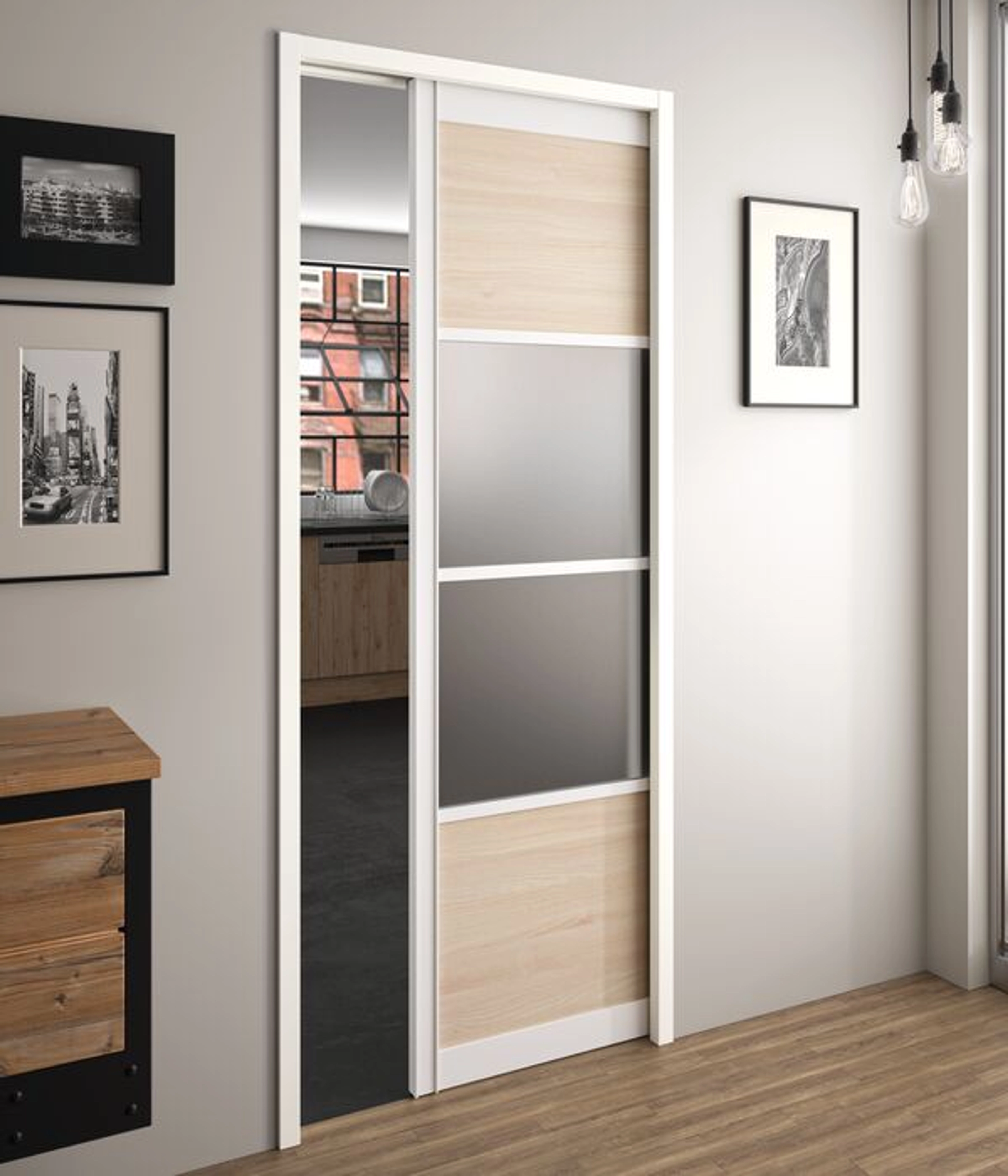 Quelle dimension pour porte coulissante encastrable dans cloison ?