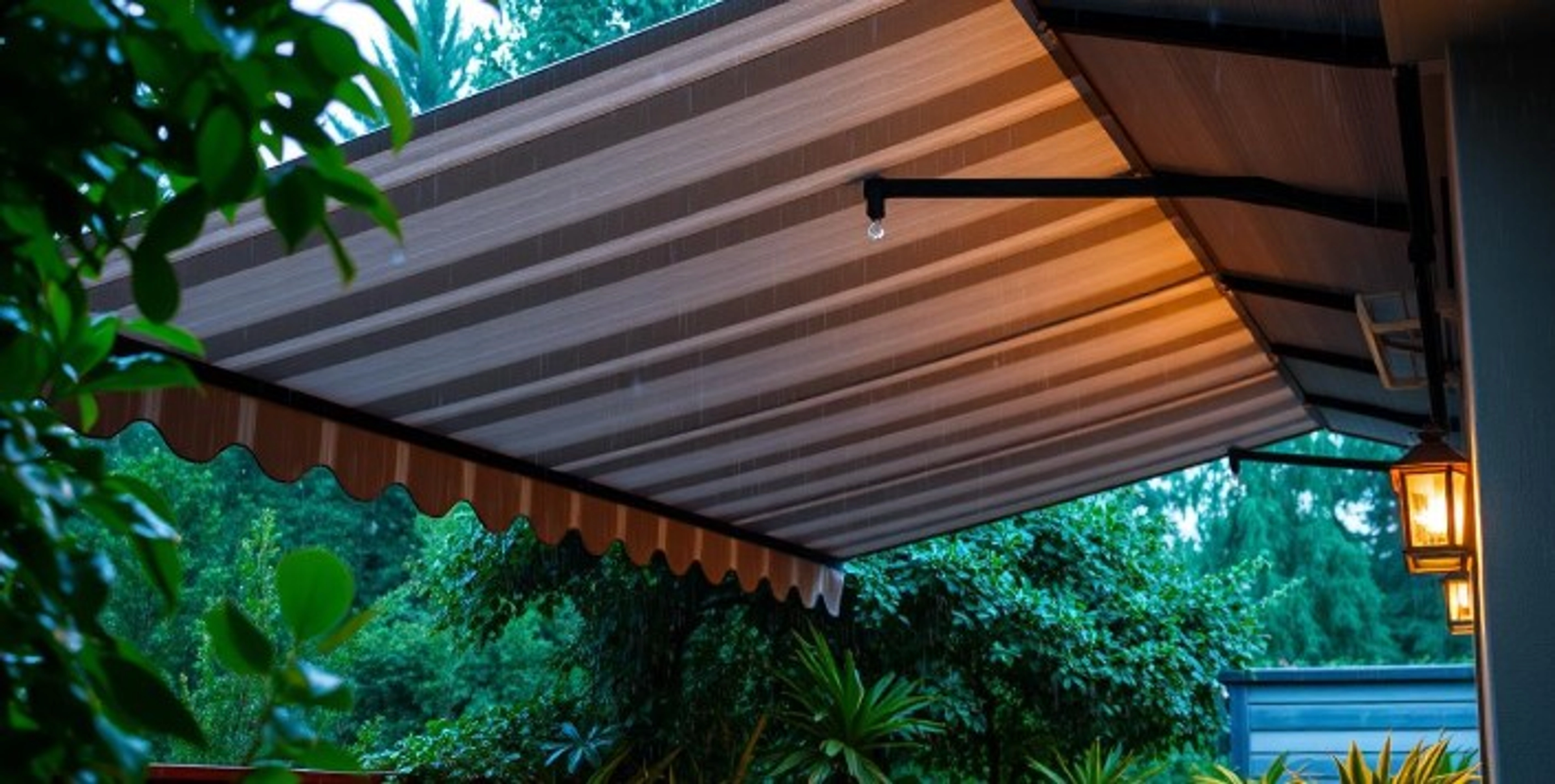 Comment couvrir une terrasse contre la pluie ?