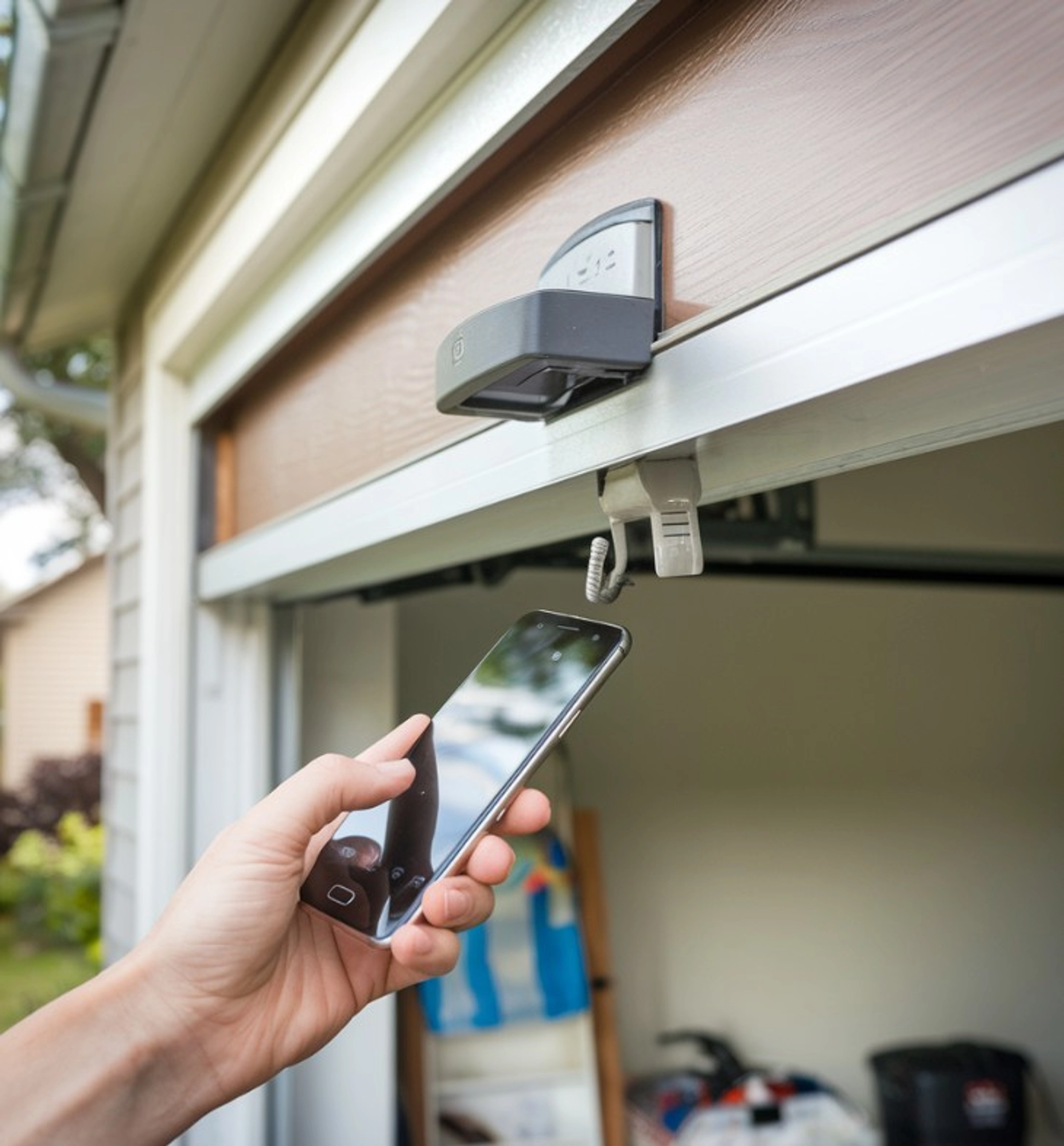 Comment ouvrir une porte de garage avec un smartphone ?