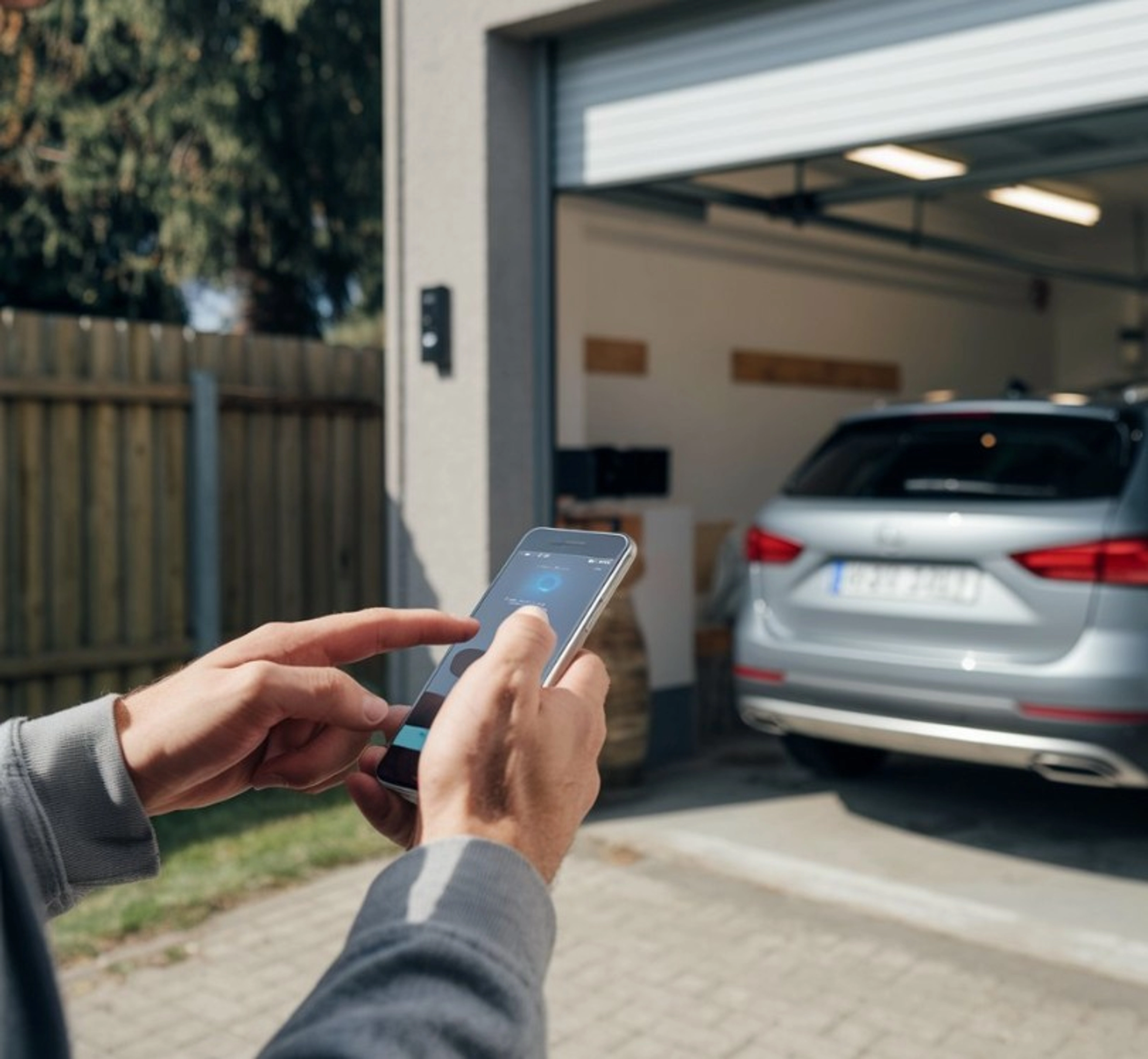 Comment ouvrir une porte de garage avec un smartphone ?
