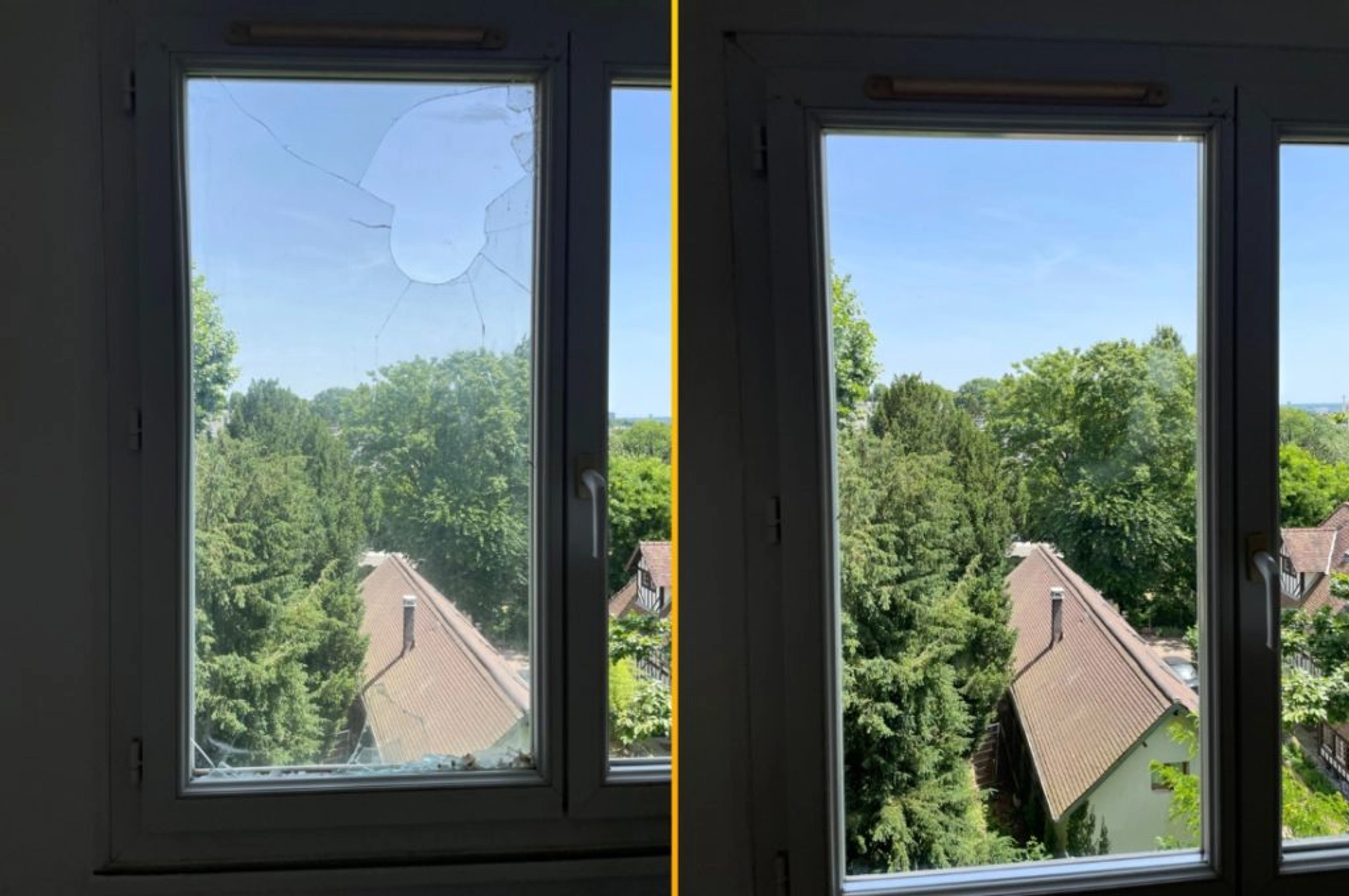 Double vitrage cassé de l’intérieur : comment réagir et que faire ?