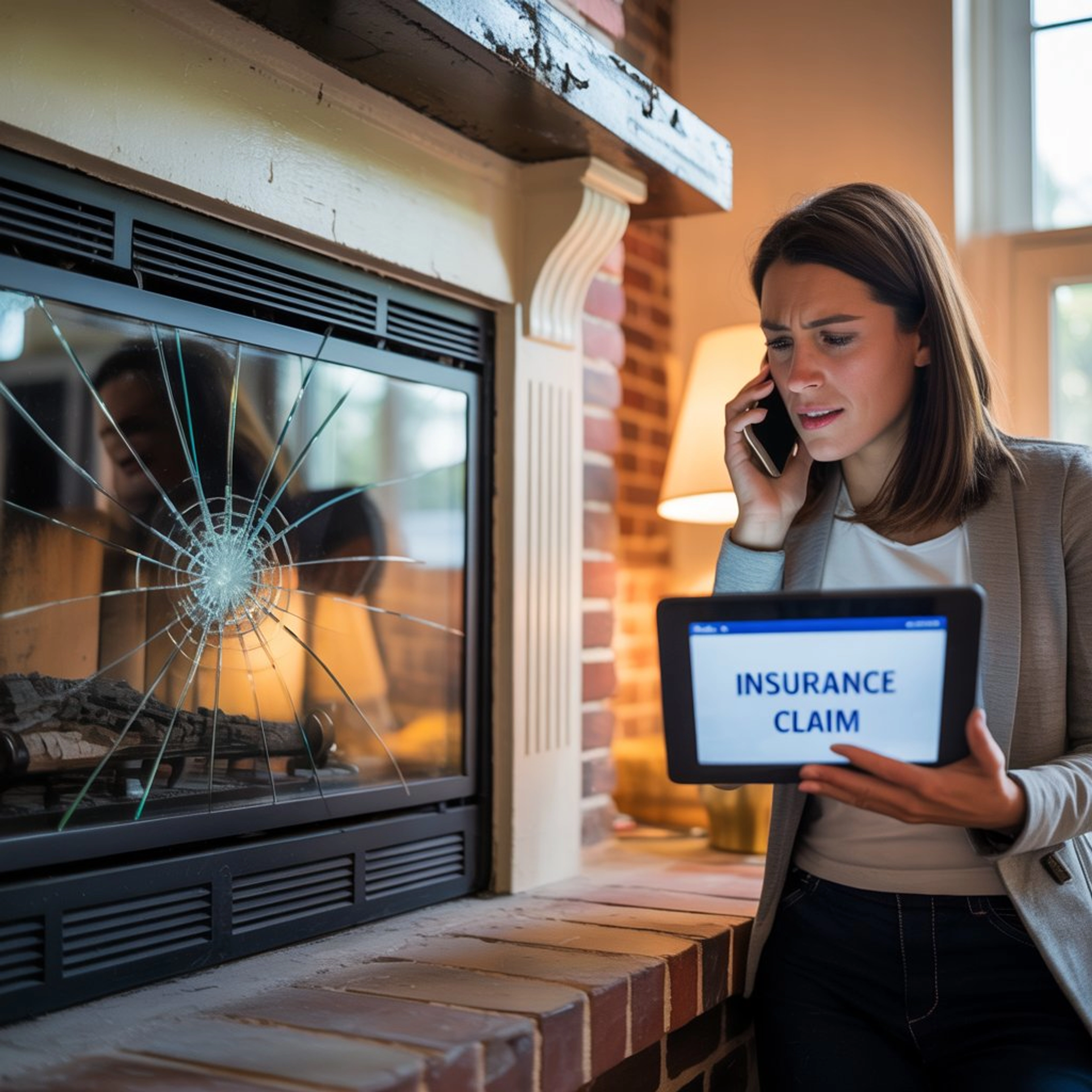 Vitre insert fendue : que dit l’assurance ?