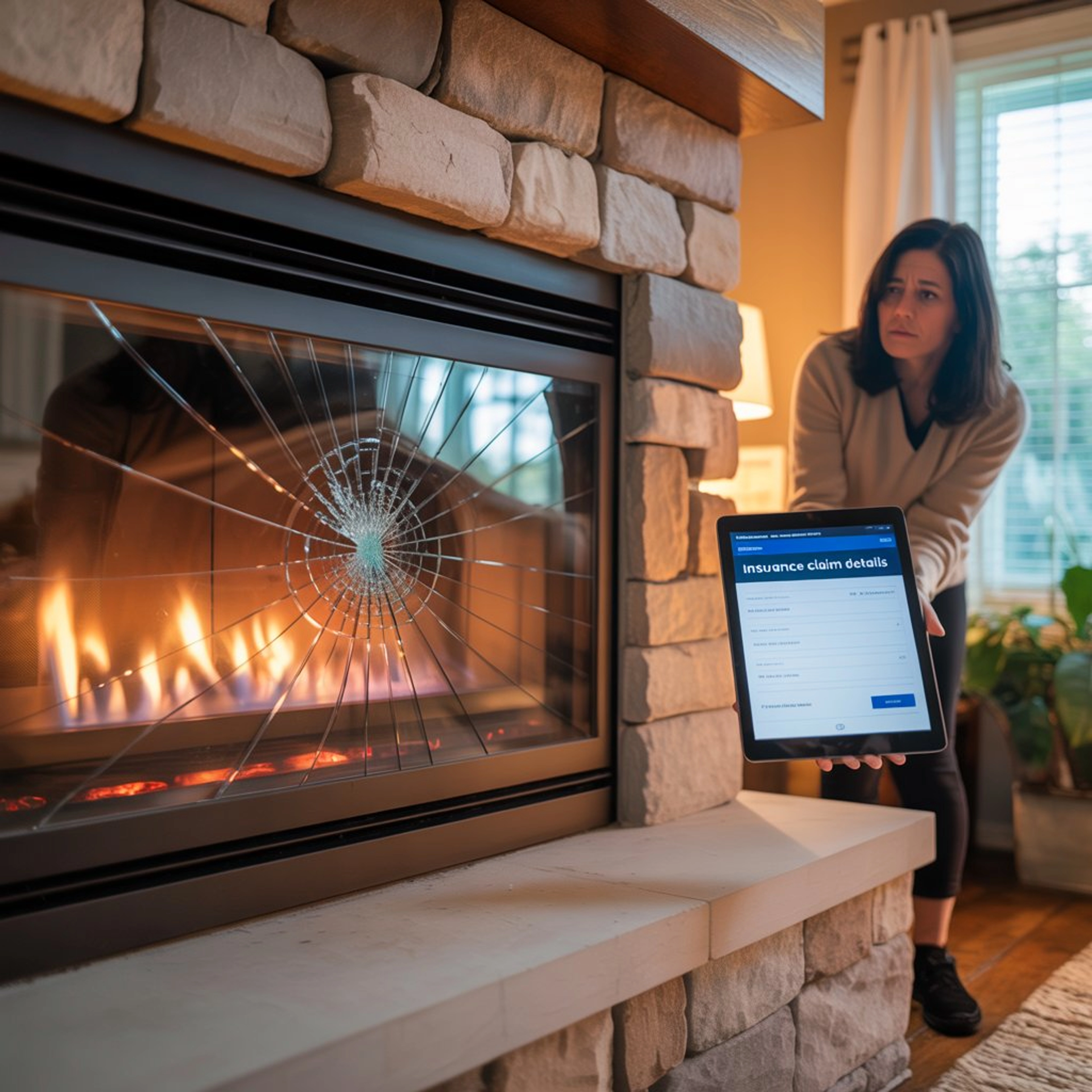 Vitre insert fendue : que dit l’assurance ?