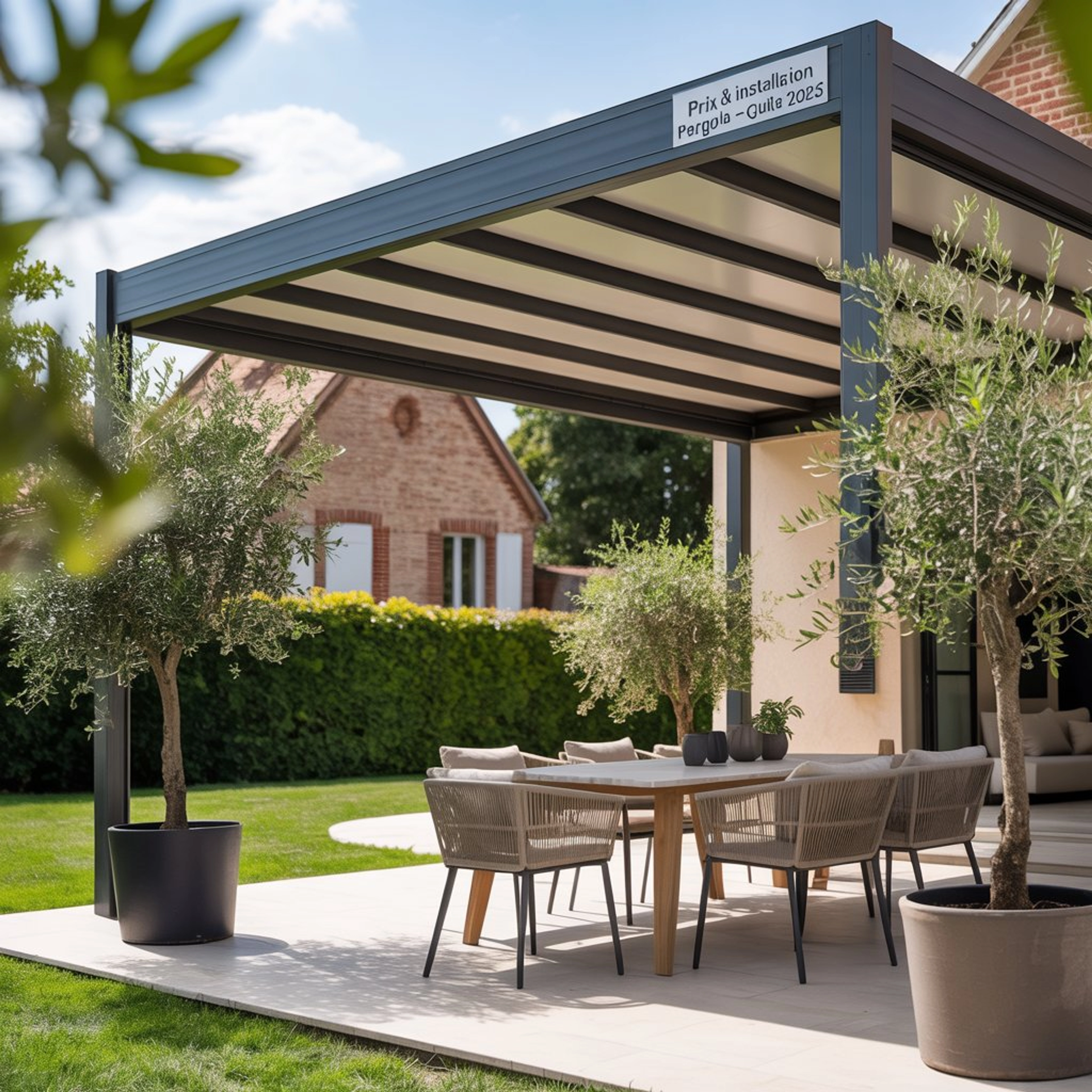 Prix et installation pergola marquise