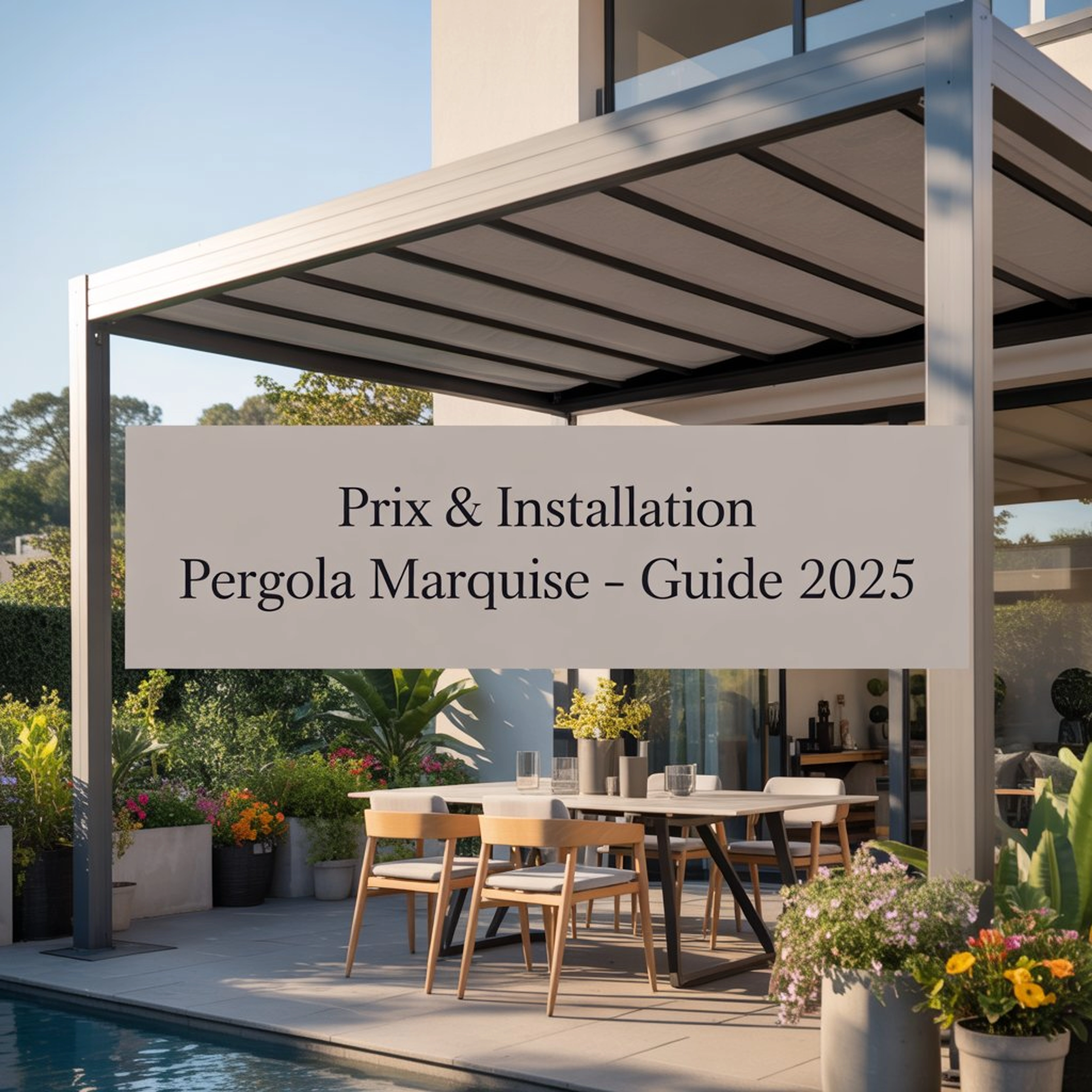Prix et installation pergola marquise
