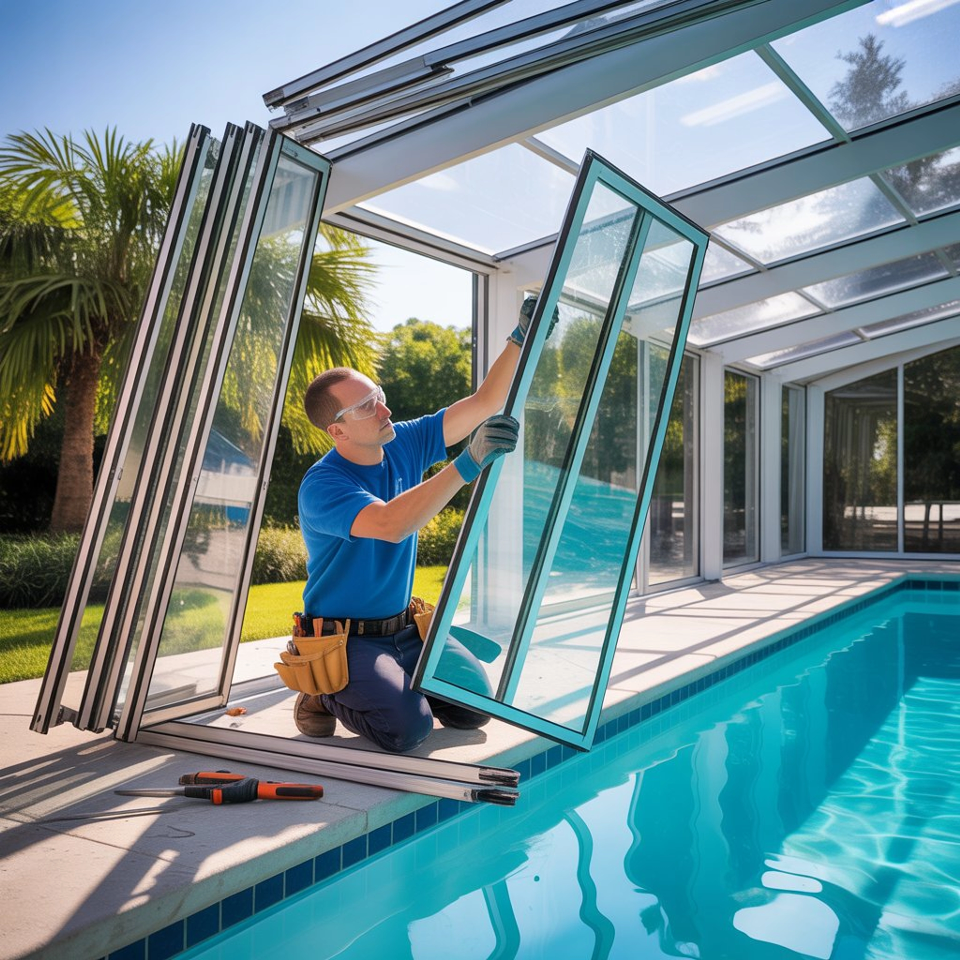 Réparation abri piscine : Solutions efficaces