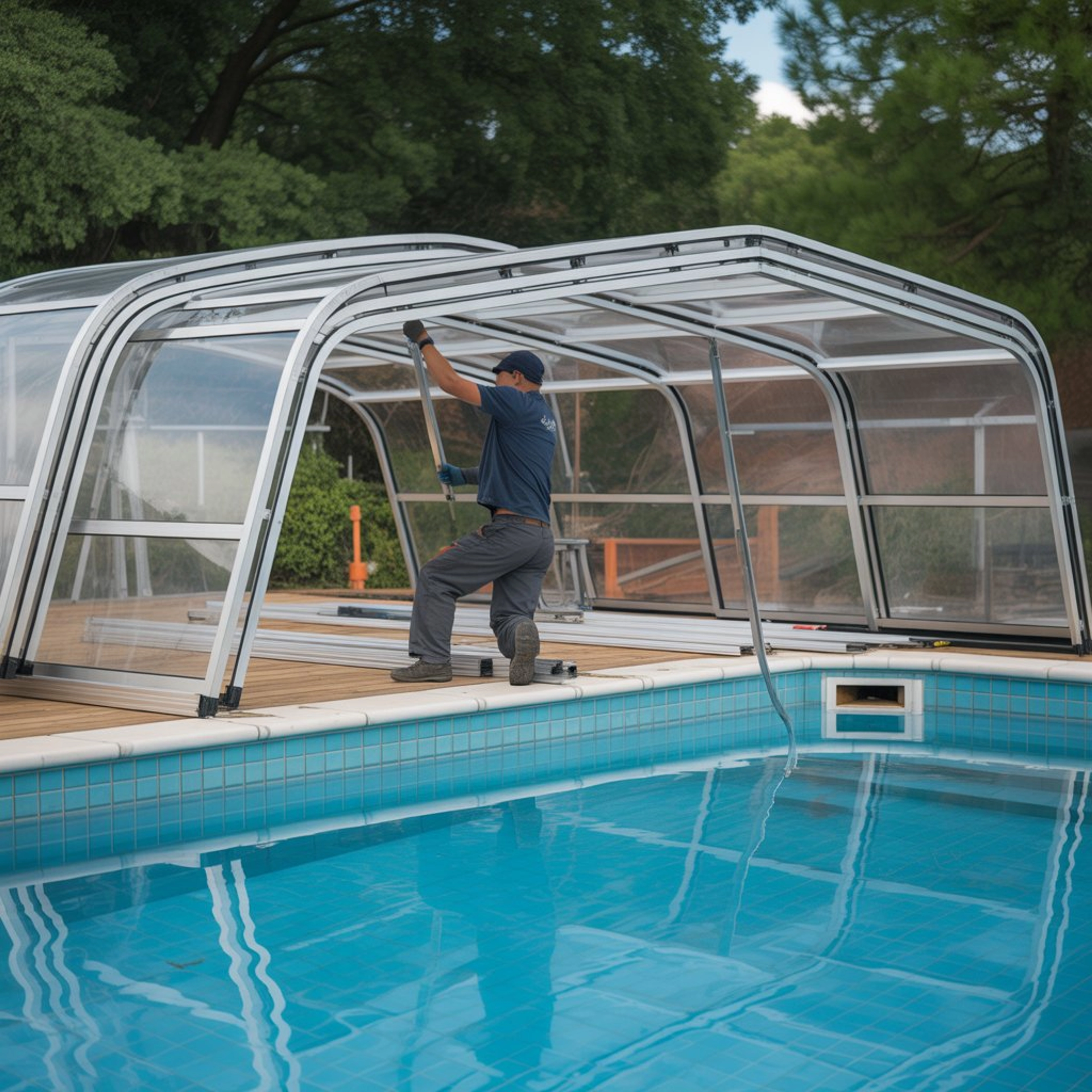 Réparation abri piscine : Solutions efficaces