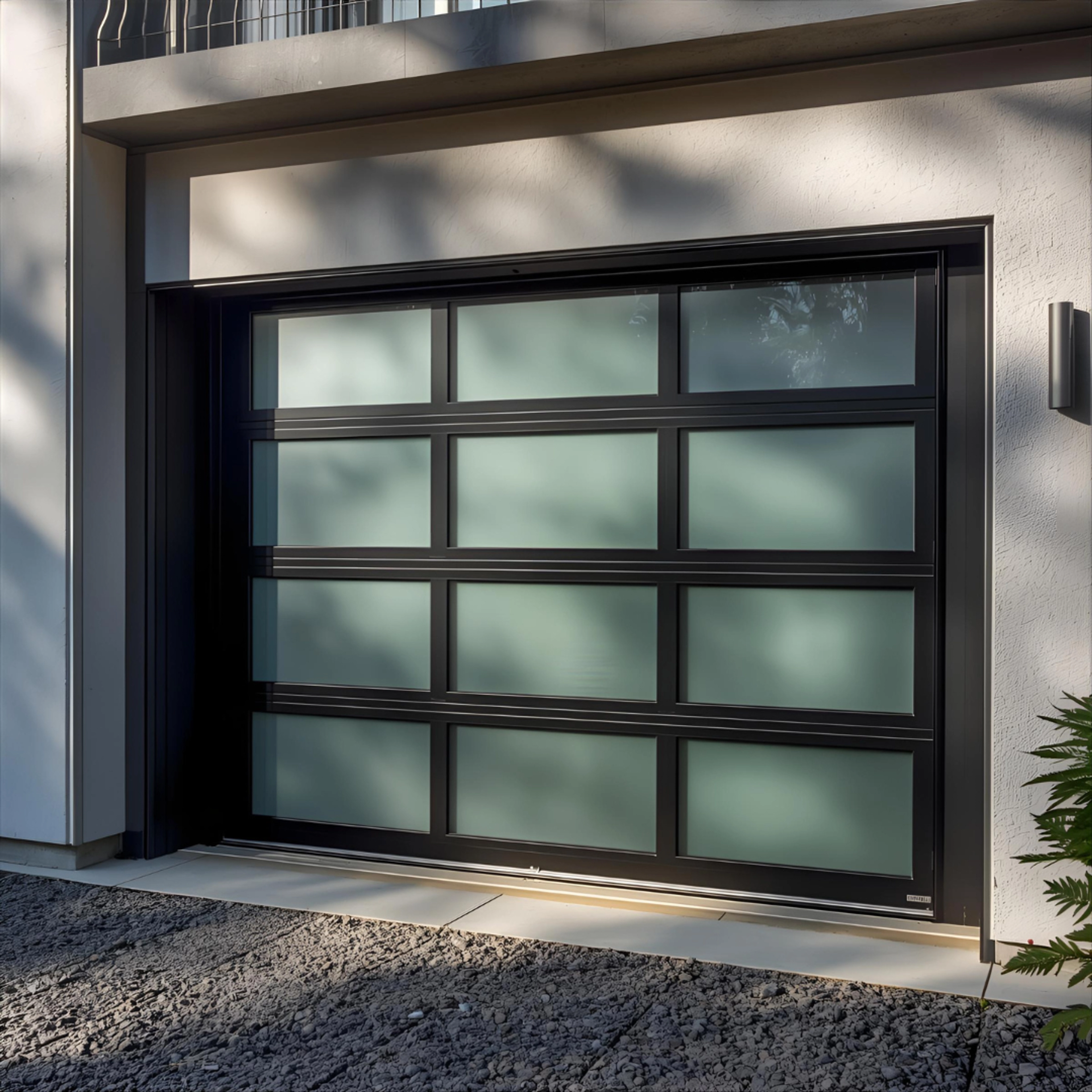 Prix porte de garage vitrée : Devis et pose