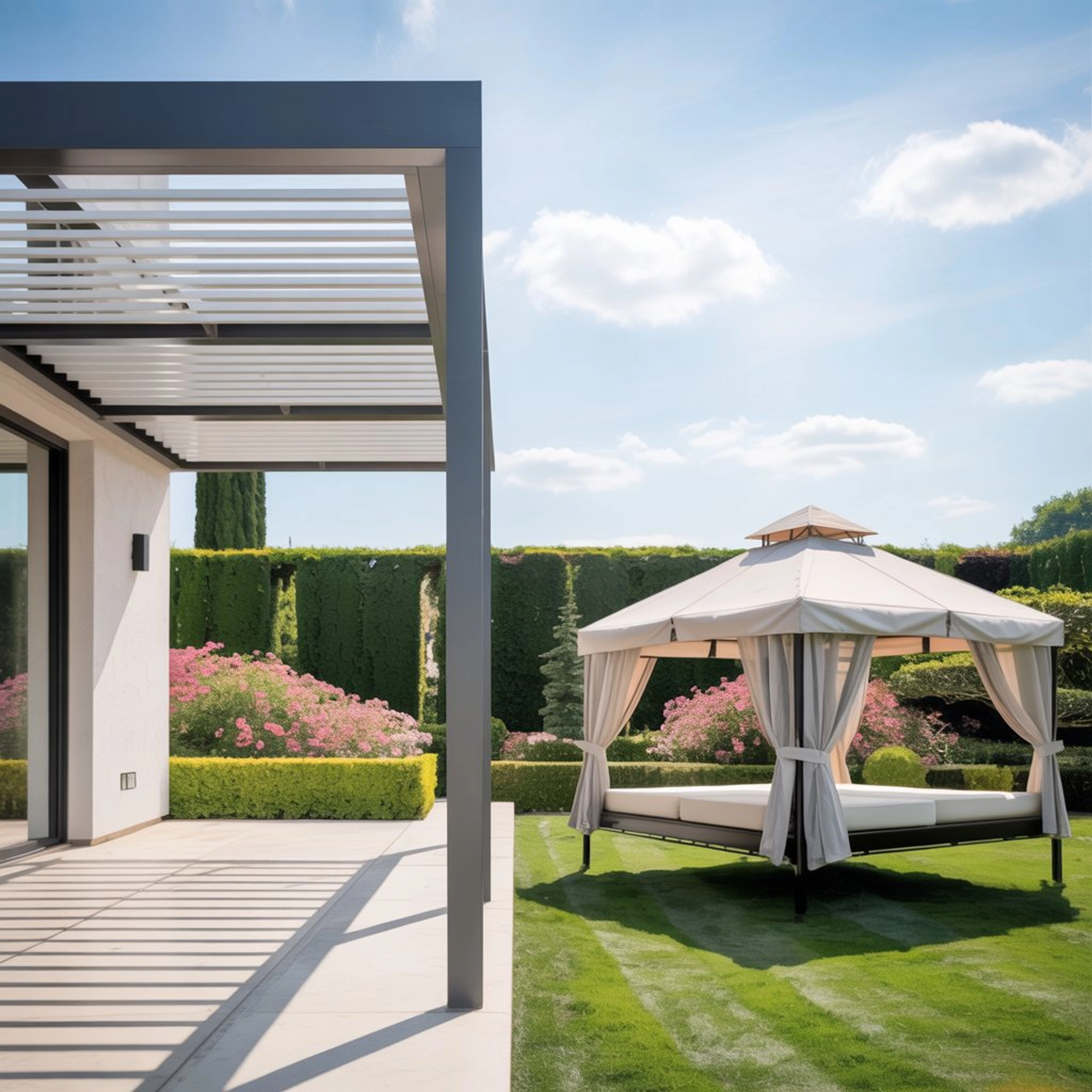 La différence entre pergola et tonnelle : deux structures proches mais distinctes