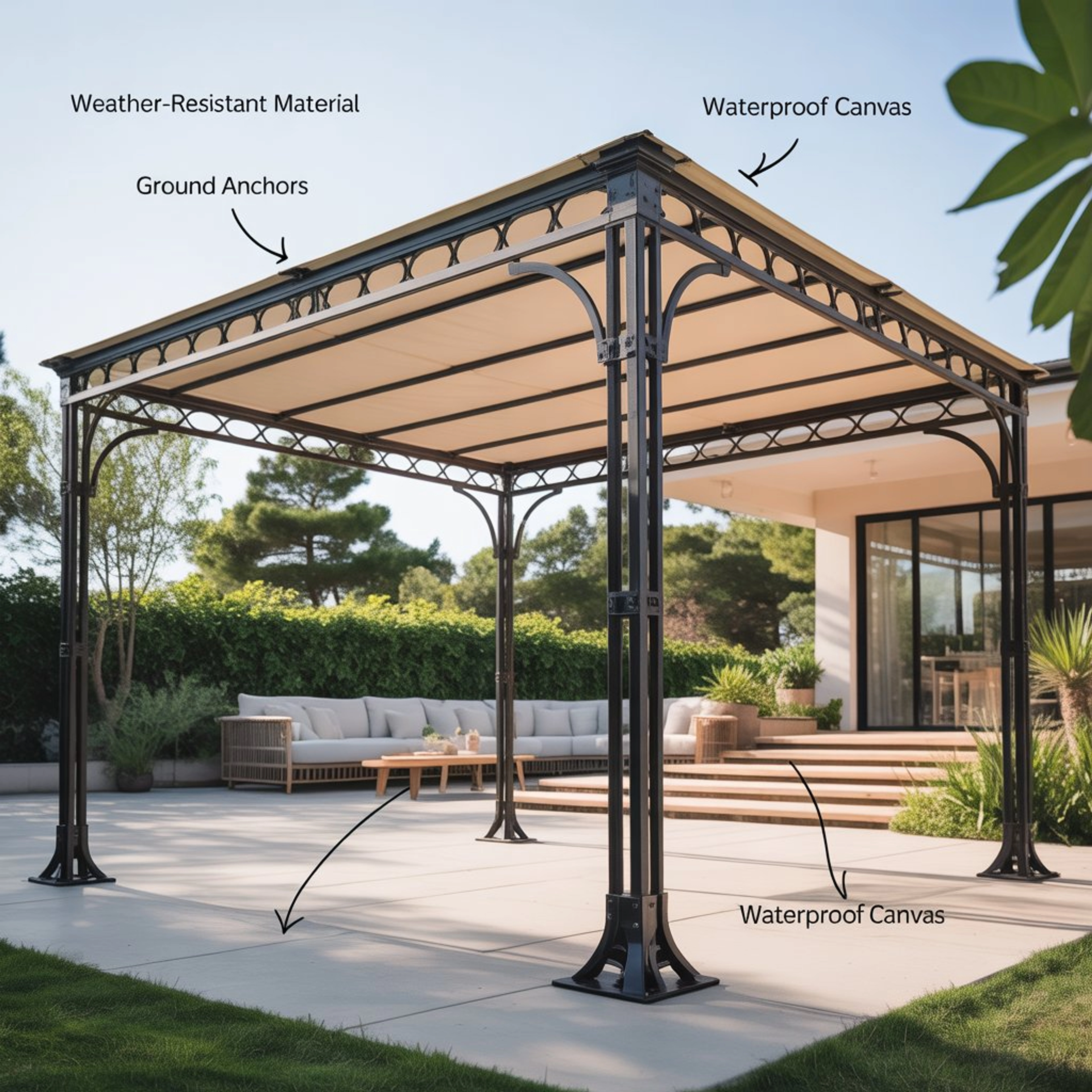 Comment choisir une tonnelle anti-vent ?