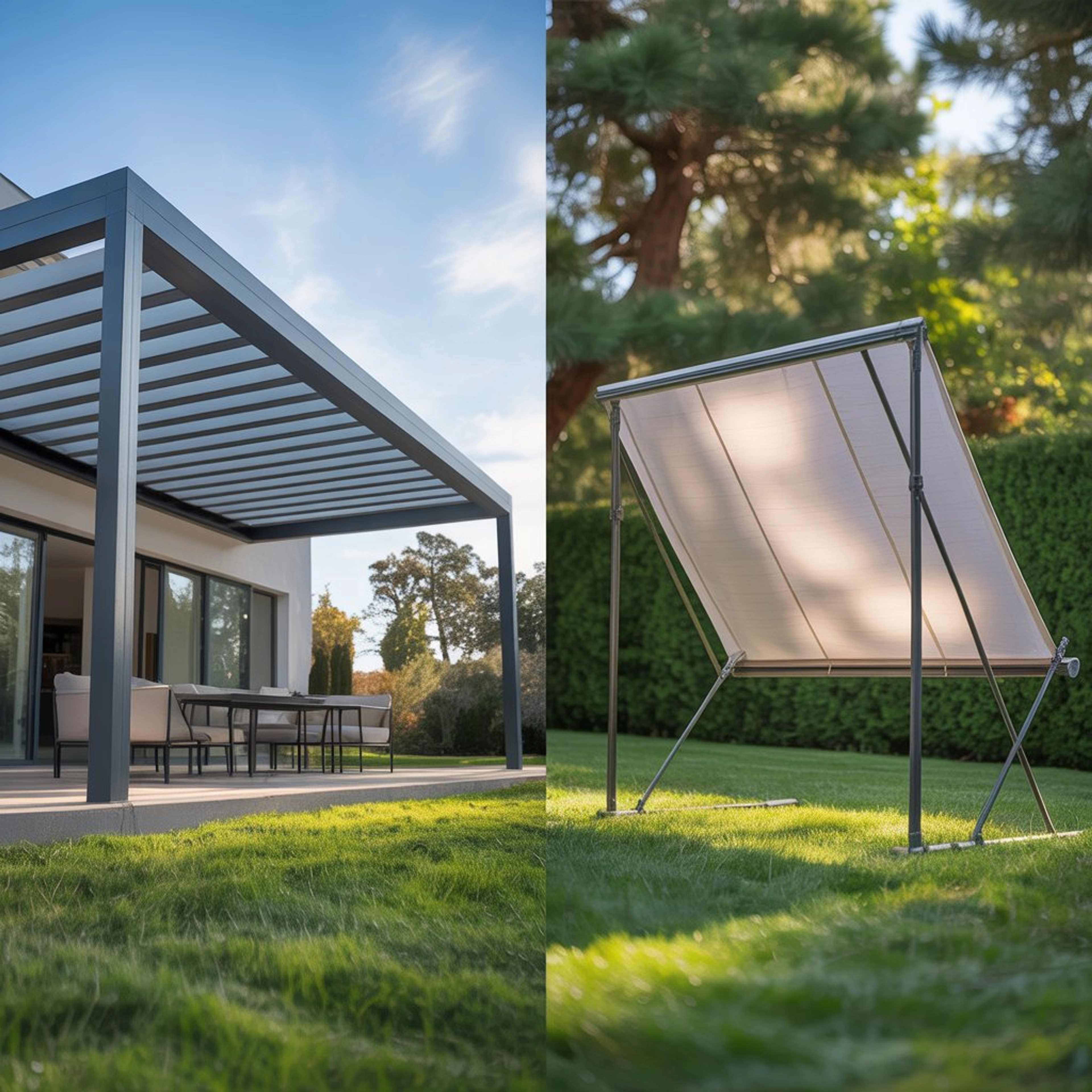 La différence entre pergola et tonnelle : deux structures proches mais distinctes