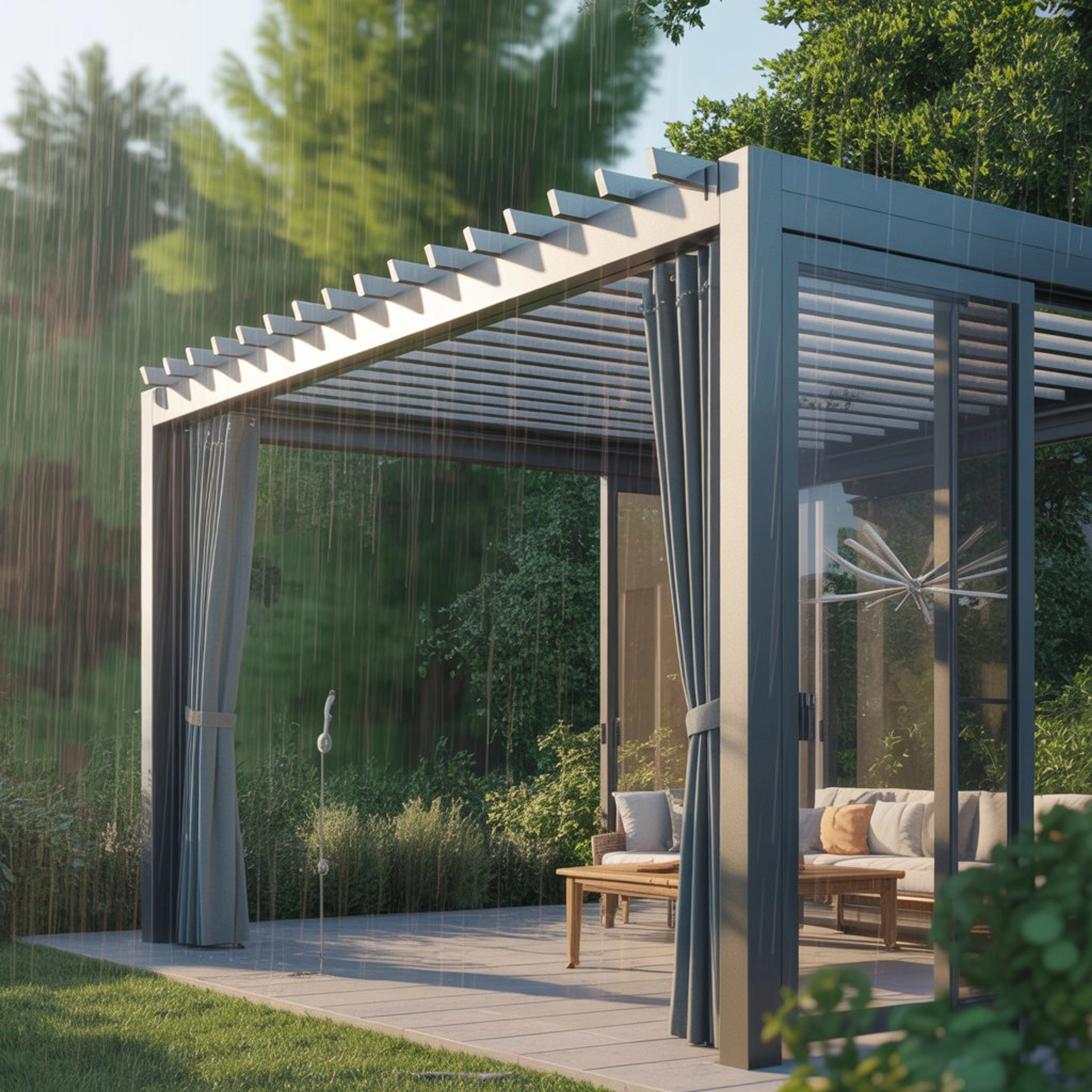 Bien choisir sa pergola bioclimatique pour le vent