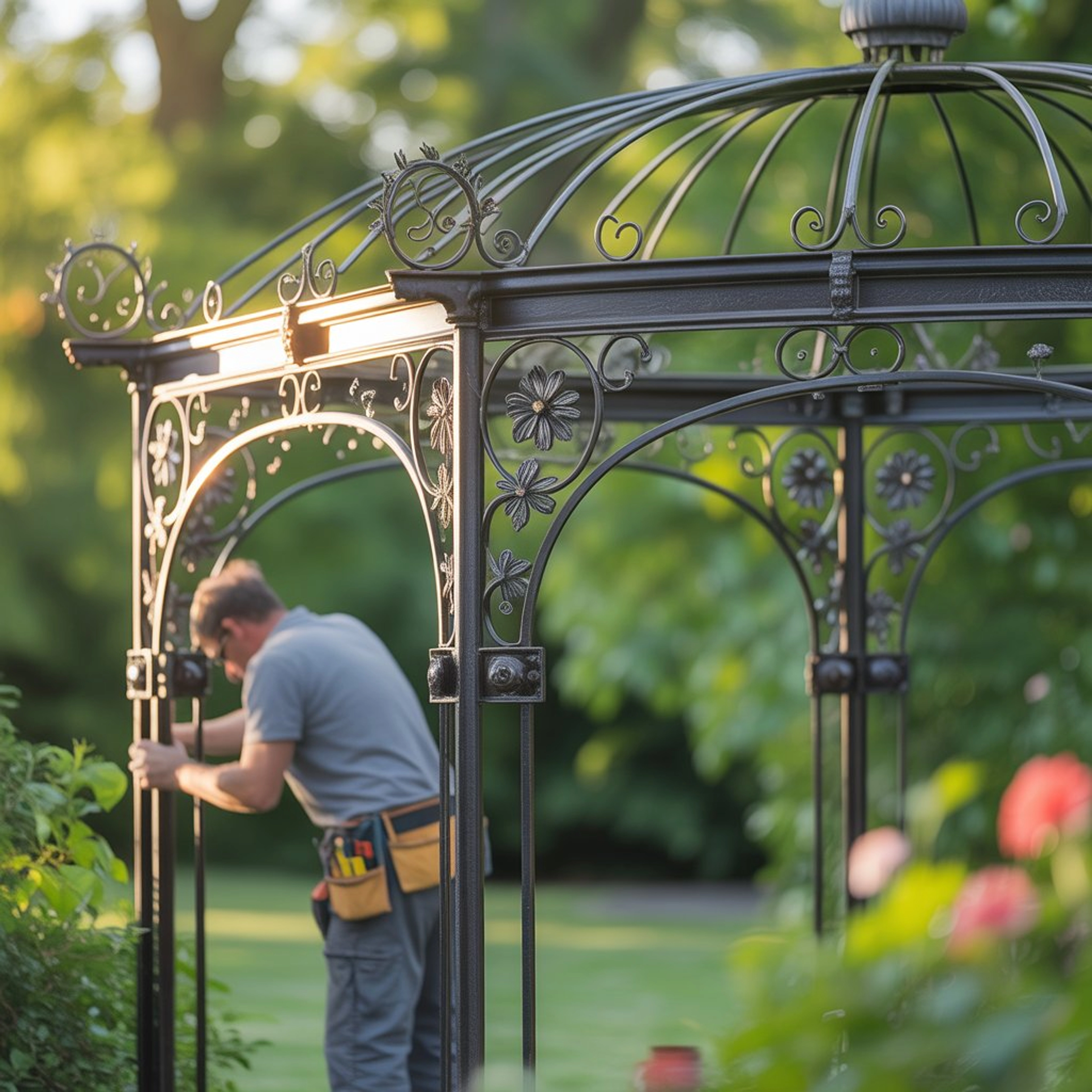 Prix d’une pergola en fer forgé : Tarifs et pose