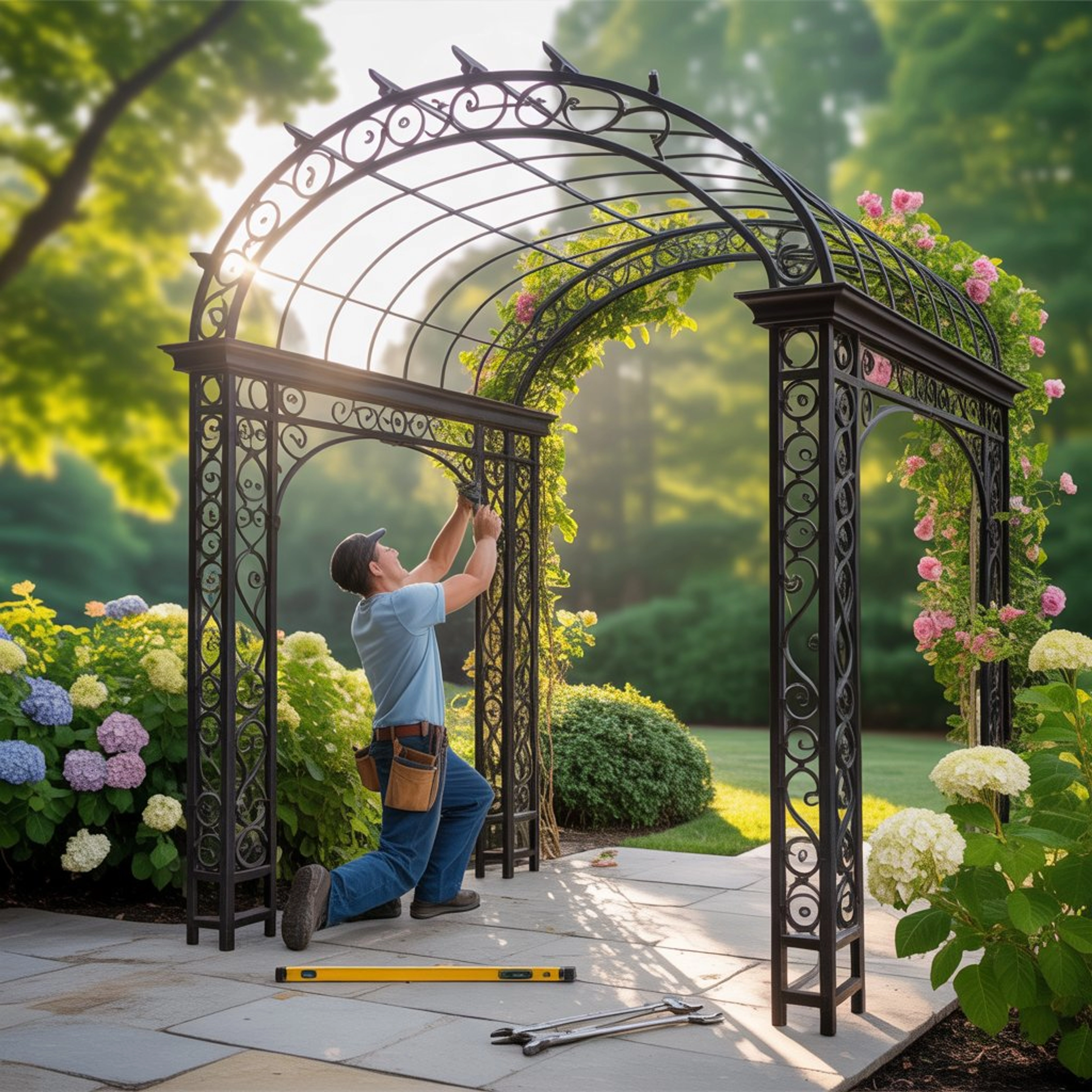 Prix d’une pergola en fer forgé : Tarifs et pose