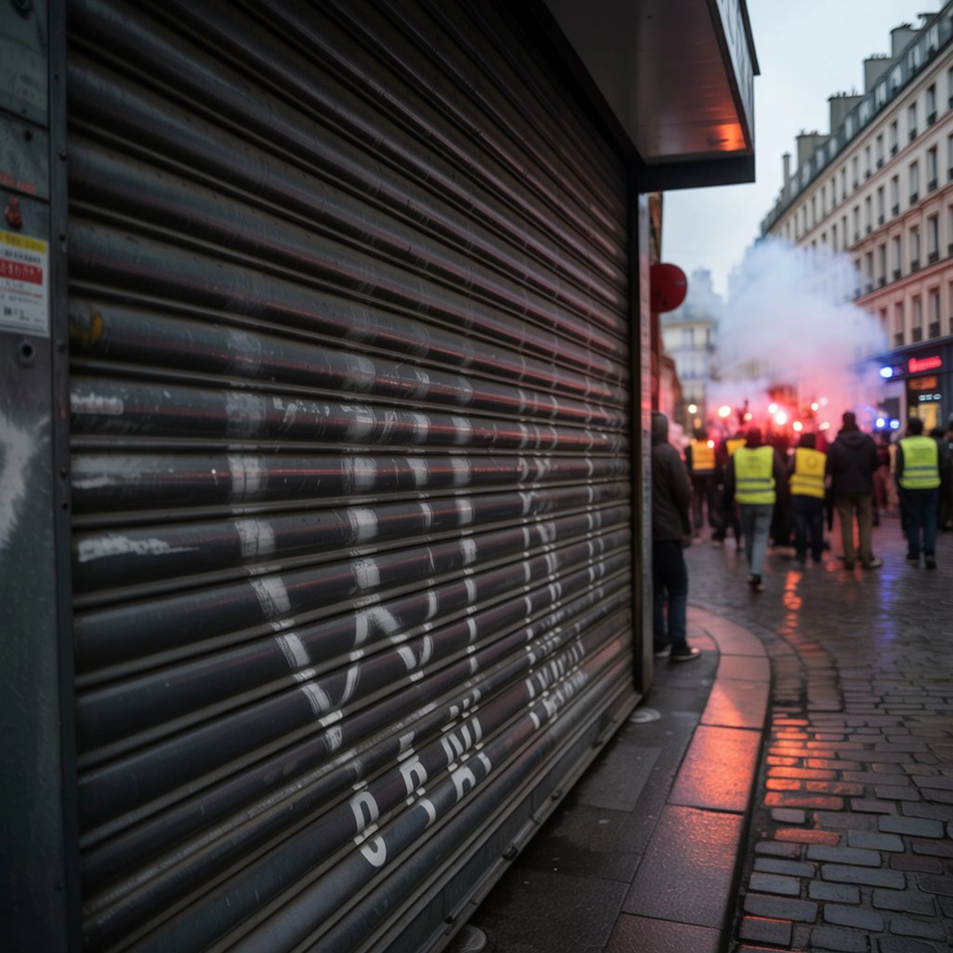 Gilets jaunes et sécurité : les rideaux métalliques à l’épreuve du vandalisme