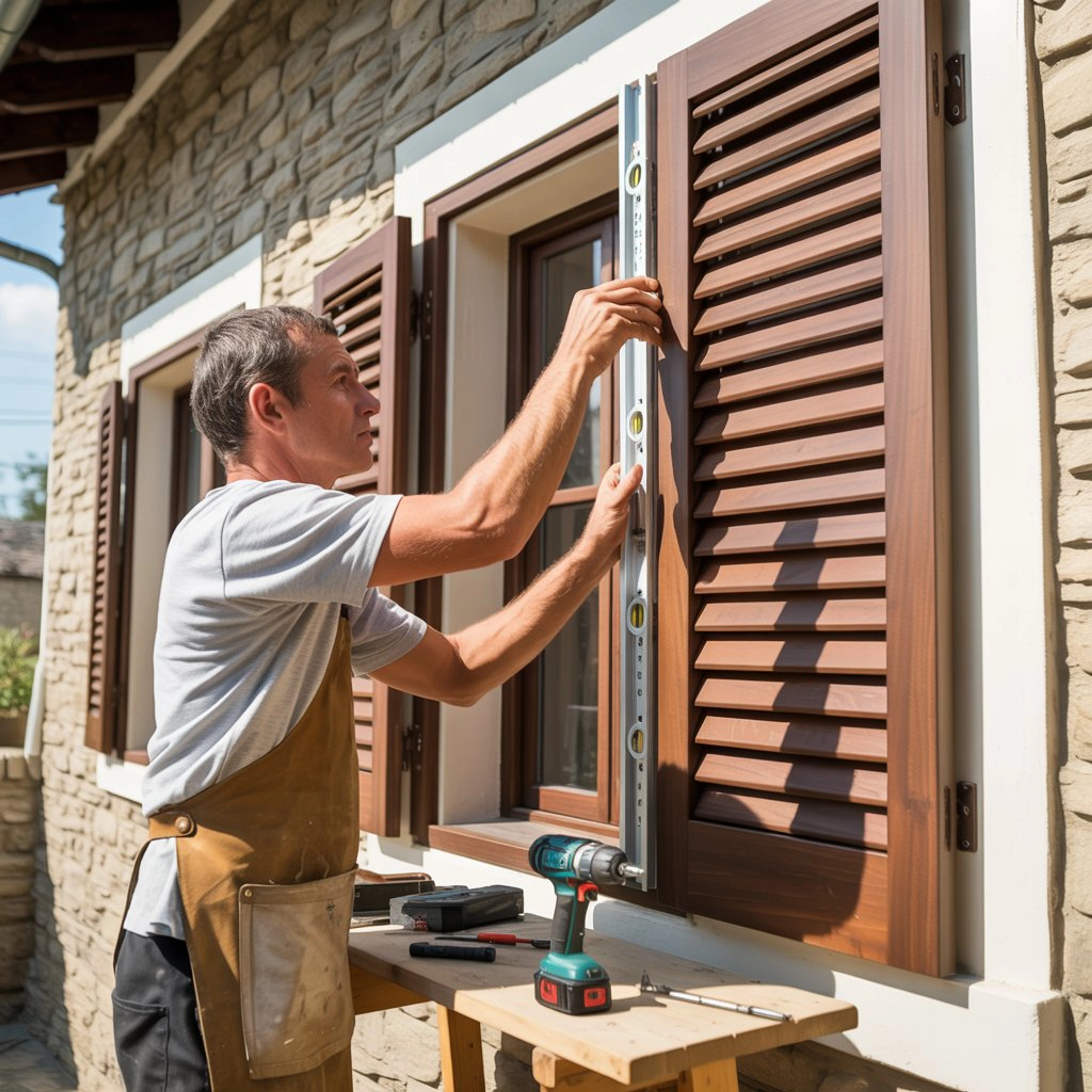 Pose volet bois sur gond existant : Étapes et conseils