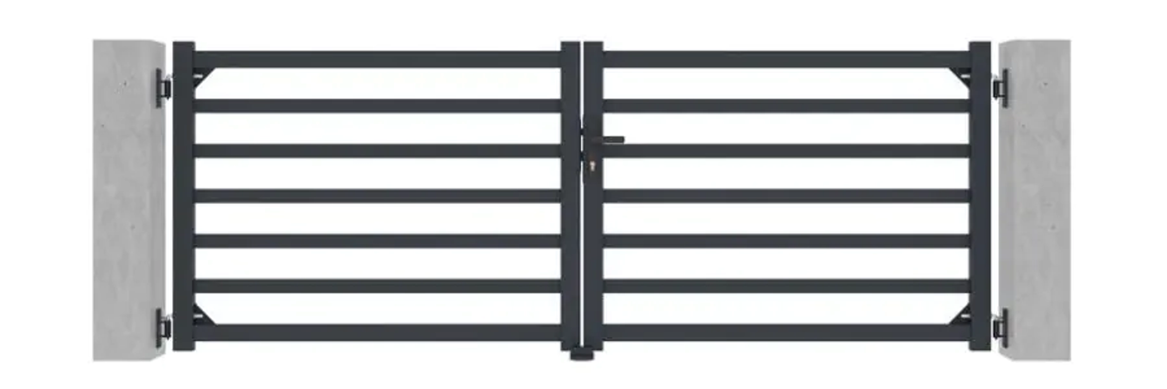 Quelle distance entre poteaux pour portail de 3m ?