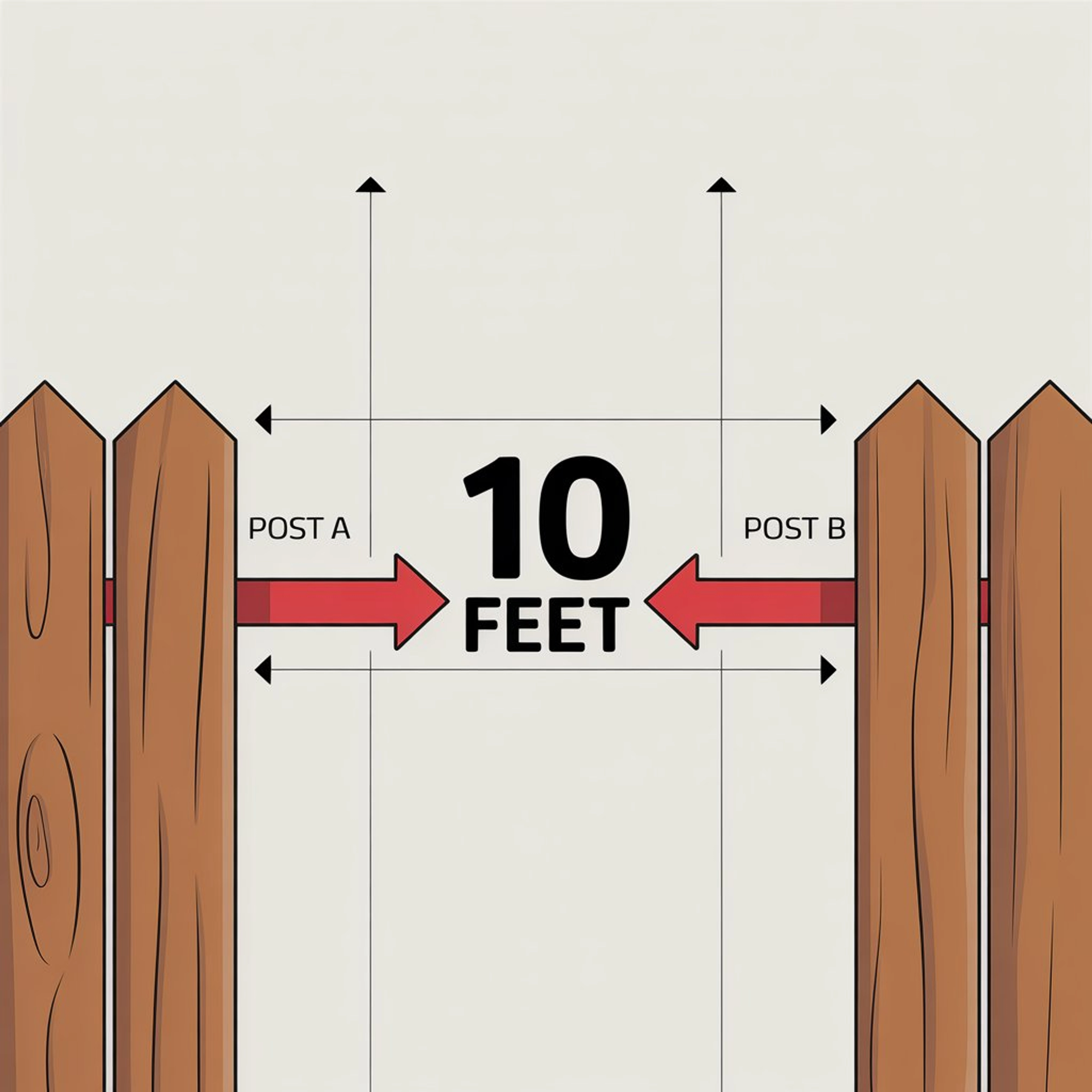 Distance entre 2 poteaux de clôture bois : guide complet