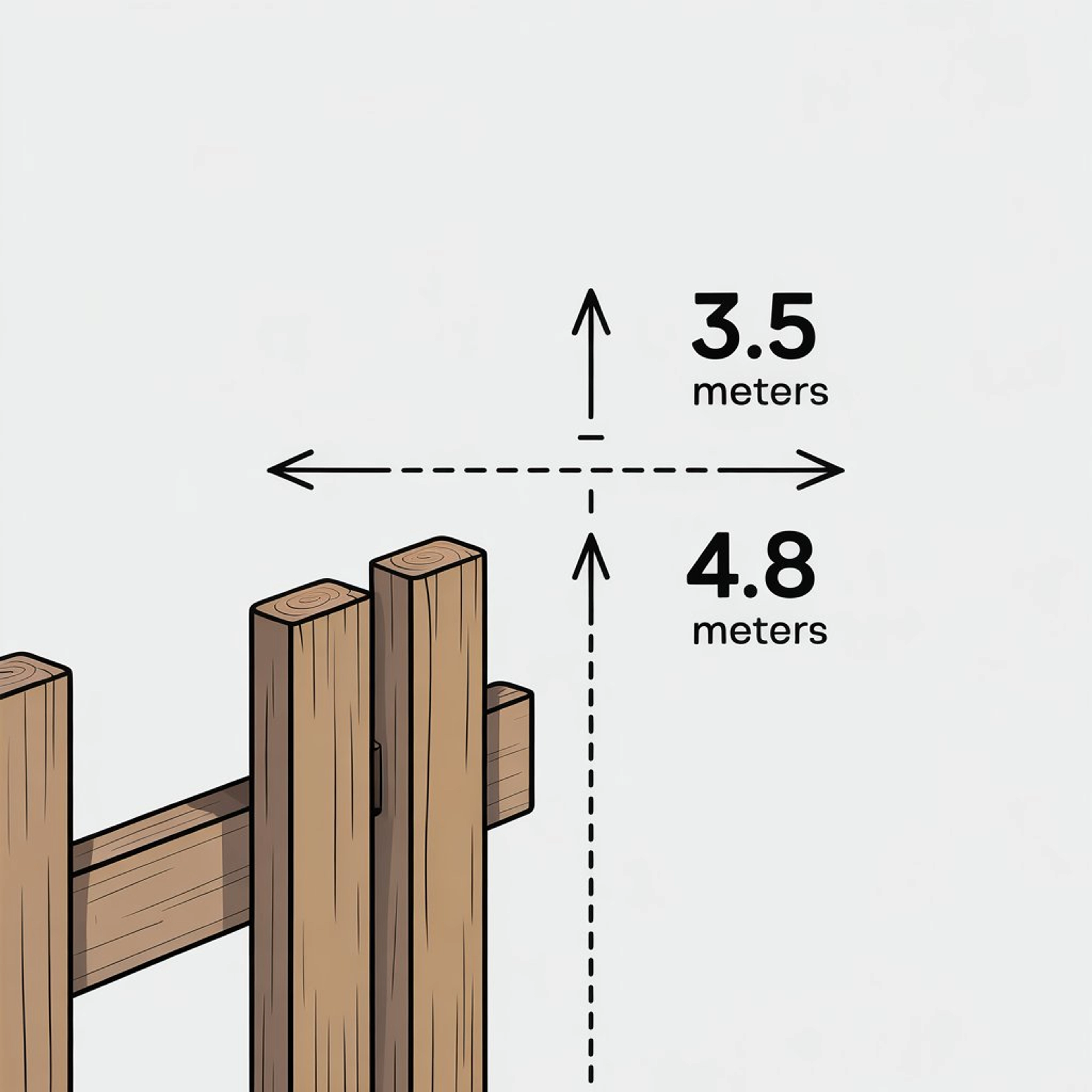 Distance entre 2 poteaux de clôture bois : guide complet