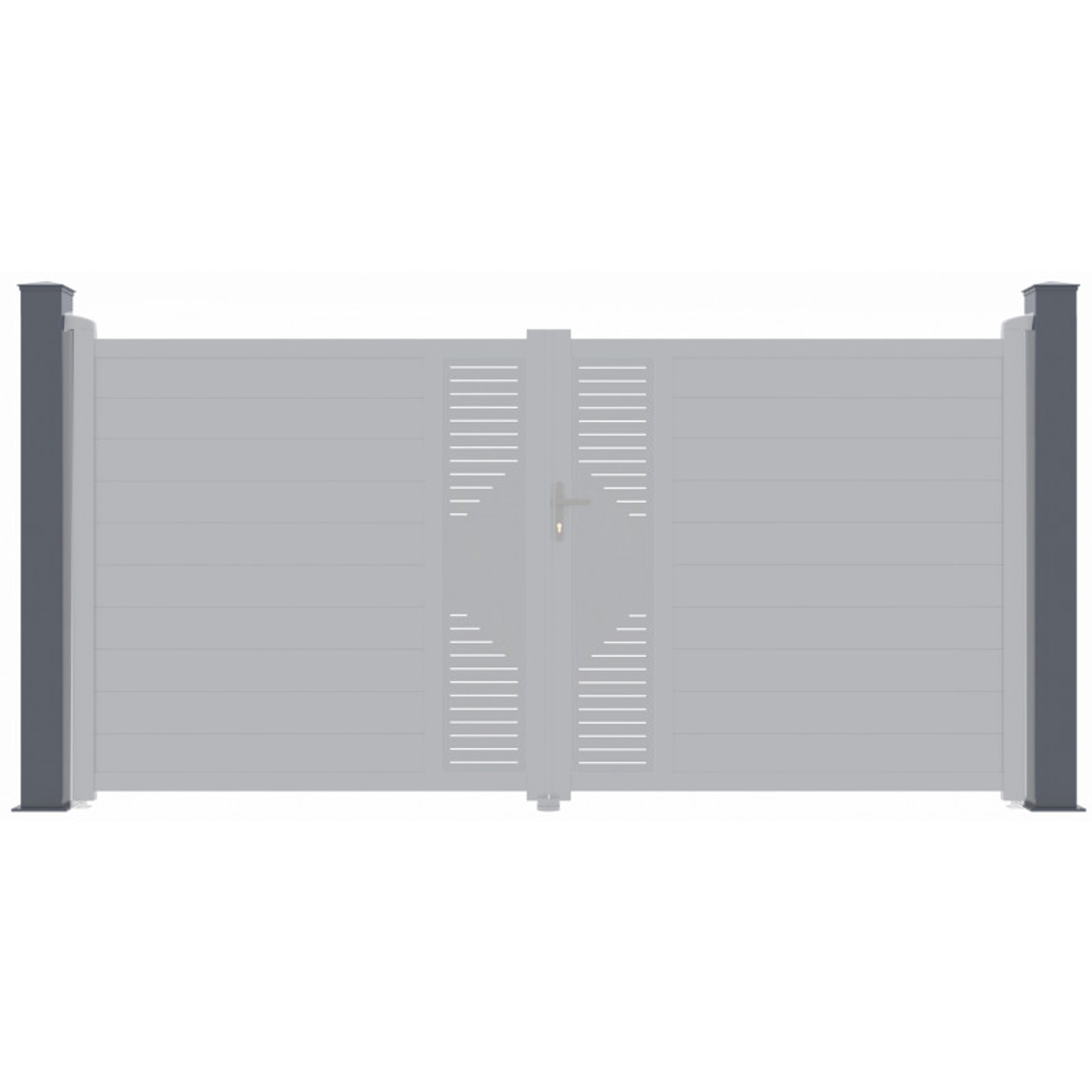 Quelle distance entre poteaux pour portail de 3m ?