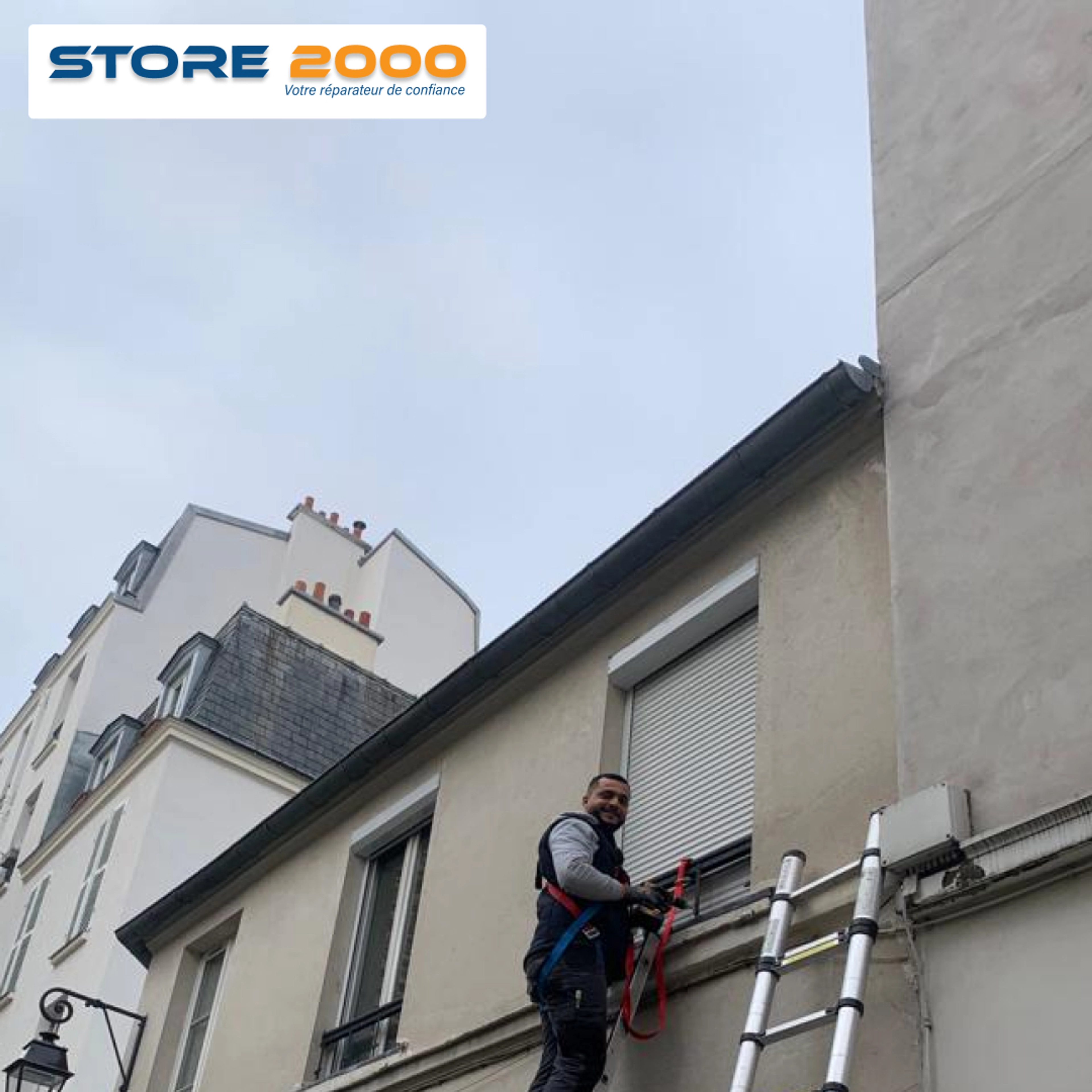 Mécanisme volet roulant manuel schéma