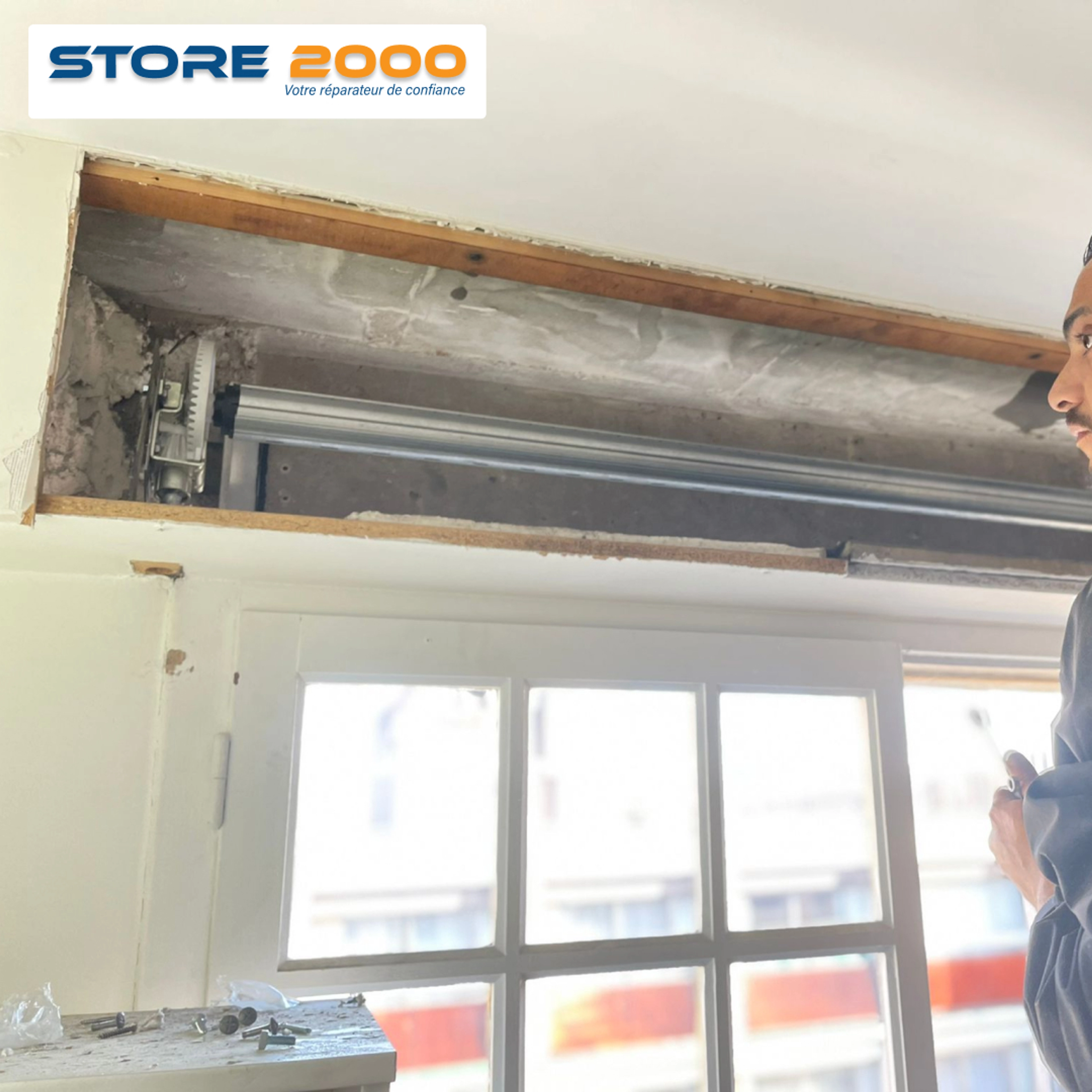 Sortir moteur volet roulant Somfy du tube étape par étape