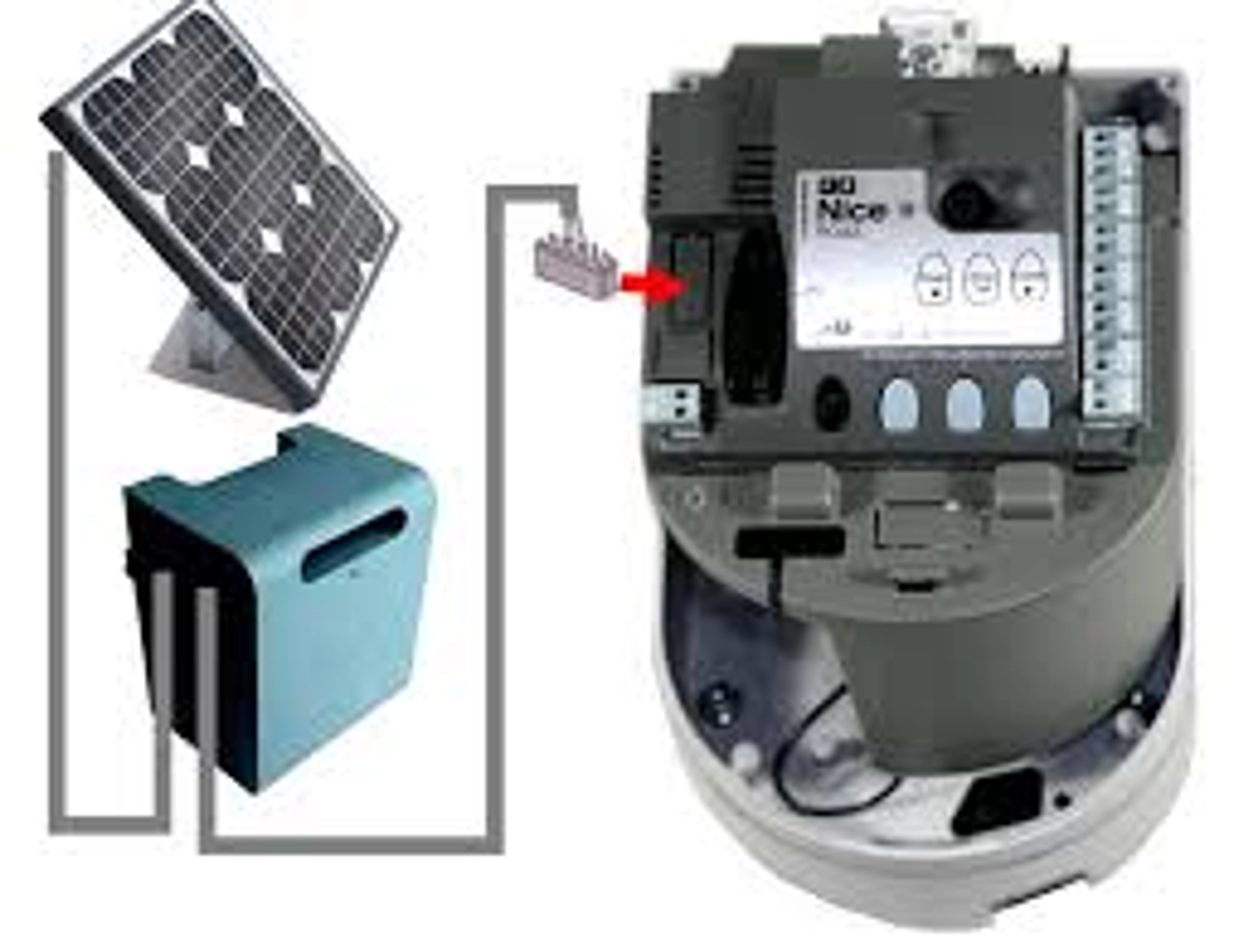 Moteur Nice Bluebus clignote rouge : que faire ?