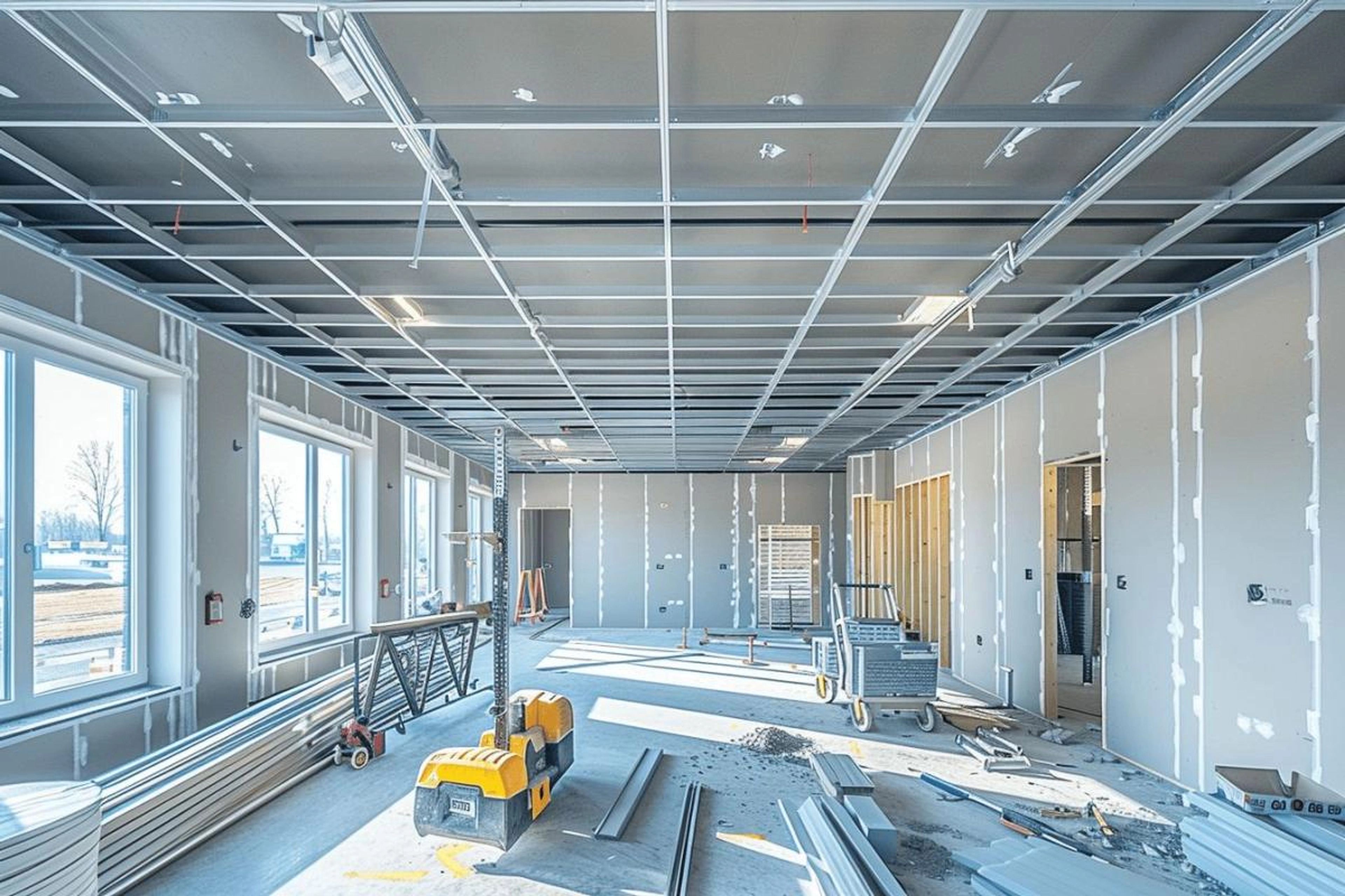 Portée maximum plafond autoportant M48